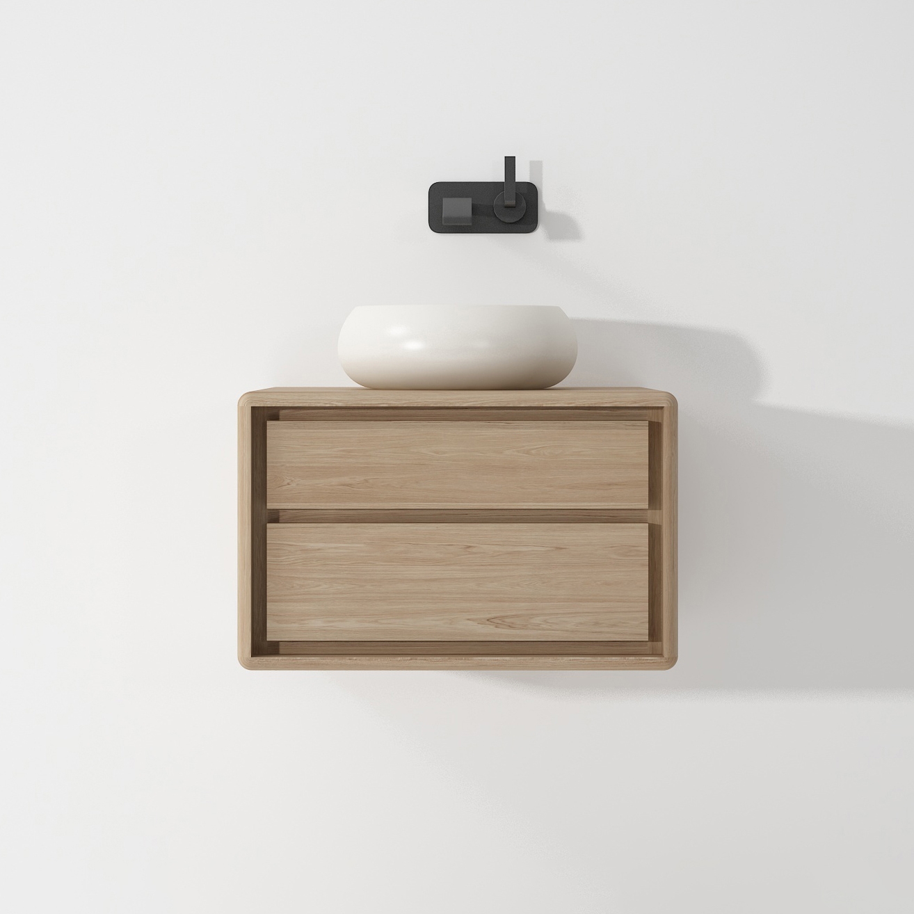 Display product Alba HANGING BASIN WITH VERTICAL DRAWERS from manufacturer Karpenter