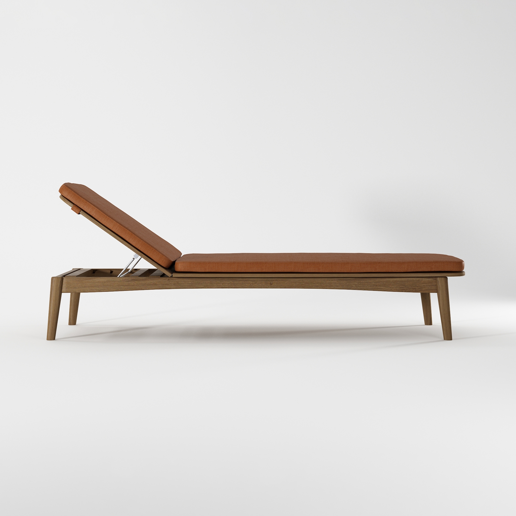 Display product Grasshopper Outdoor SUNBED WITH CUSHION from manufacturer Karpenter