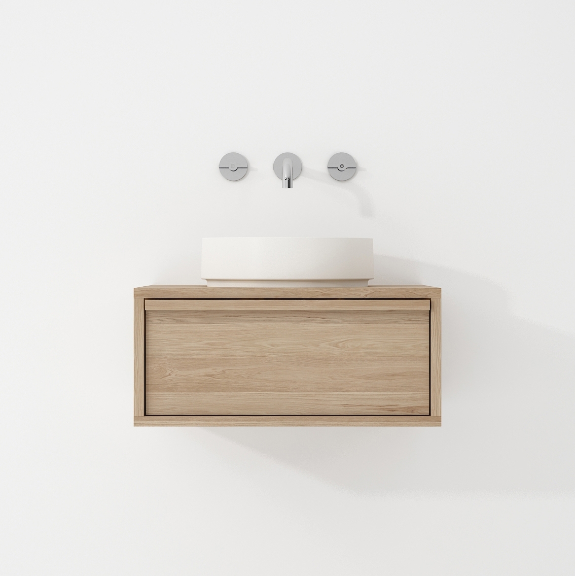 Display product Milo HANGING WASHBASIN WITH DRAWER from manufacturer Karpenter