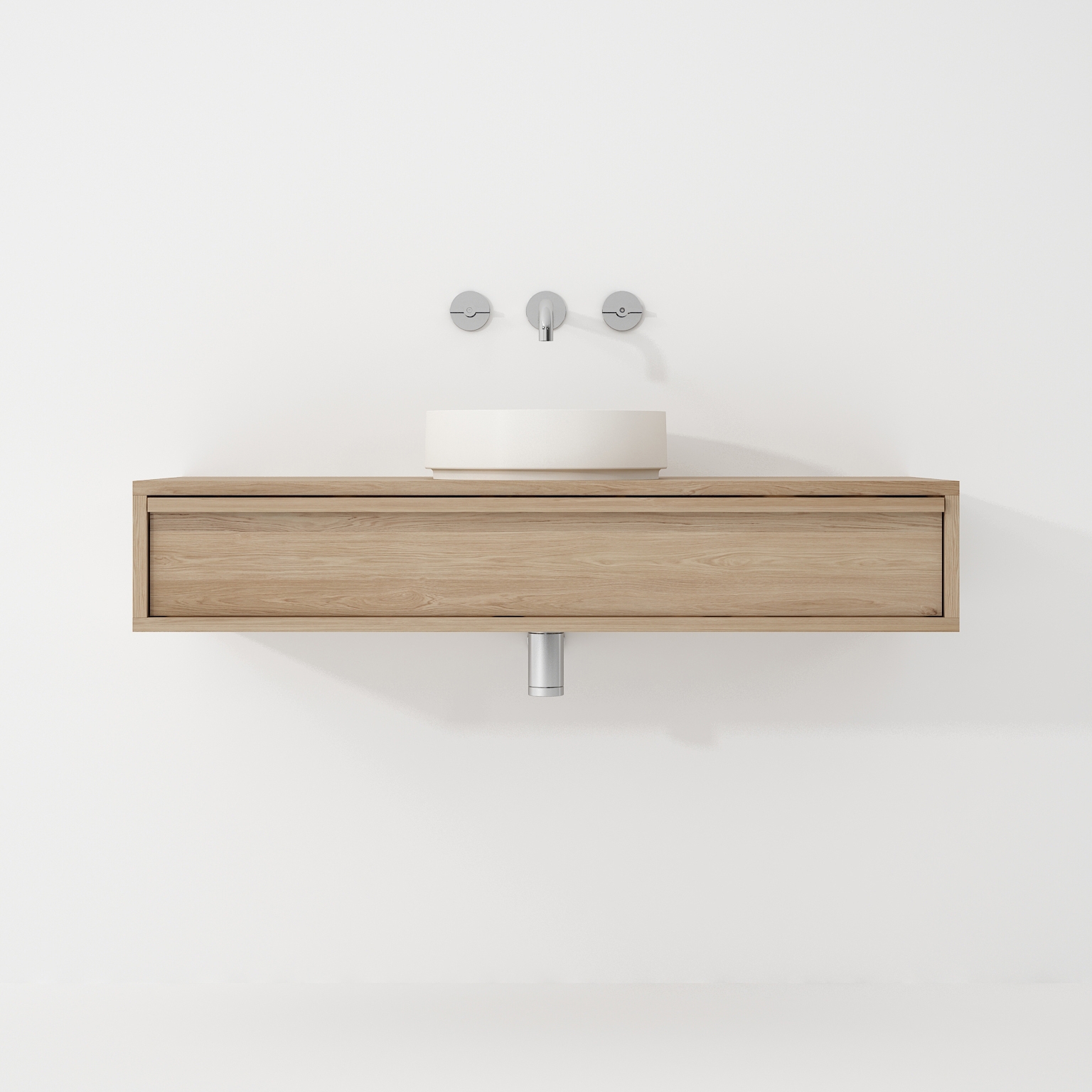 Display product Milo HANGING WASHBASIN WITH LONG DRAWER from manufacturer Karpenter
