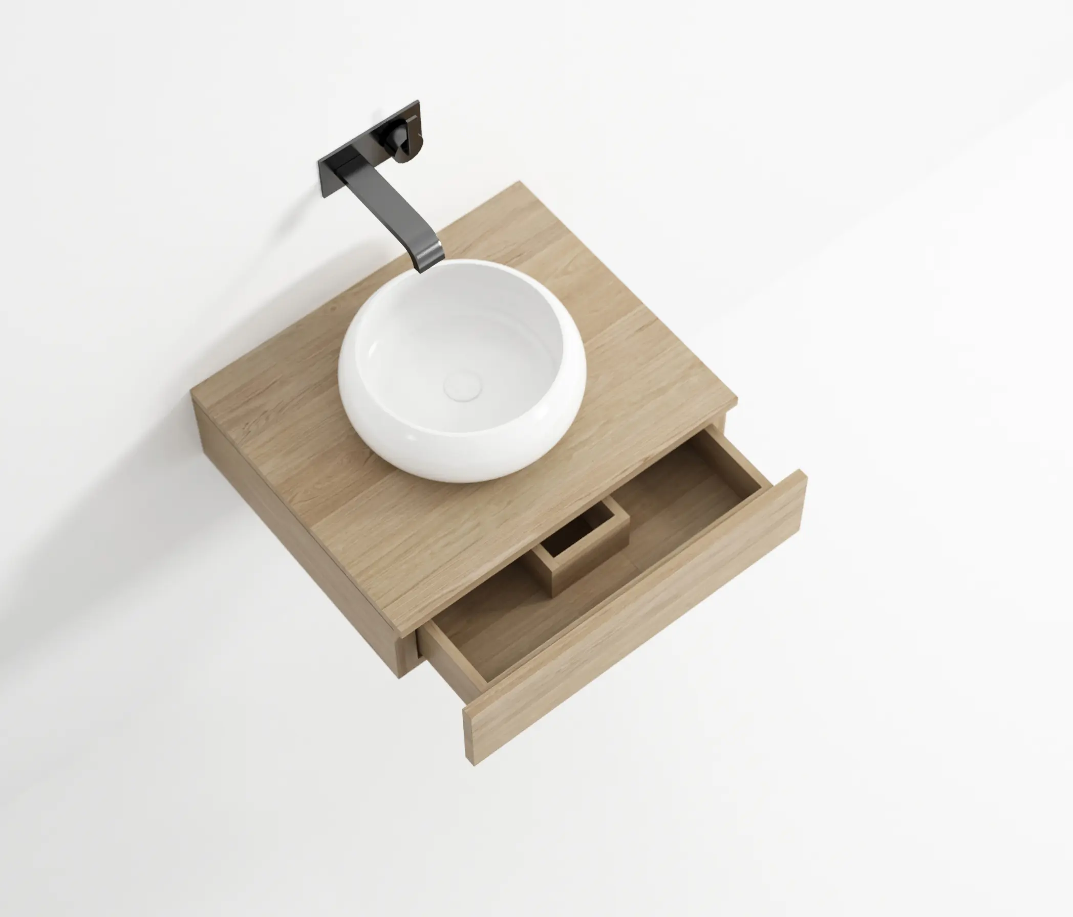 Karpenter - Stan HANGING WASHBASIN WITH DRAWER