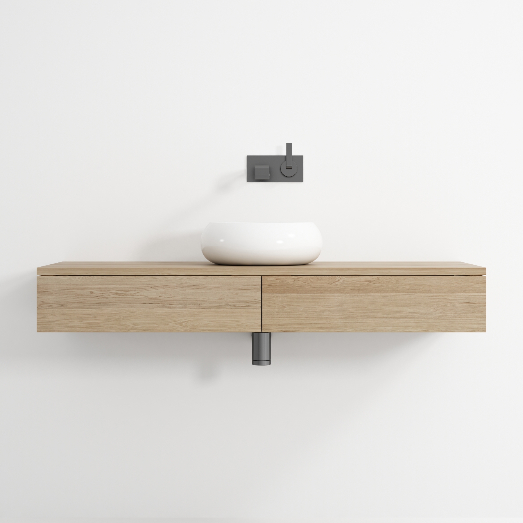 Display product Stan HANGING WASHBASIN WITH TWO DRAWERS from manufacturer Karpenter