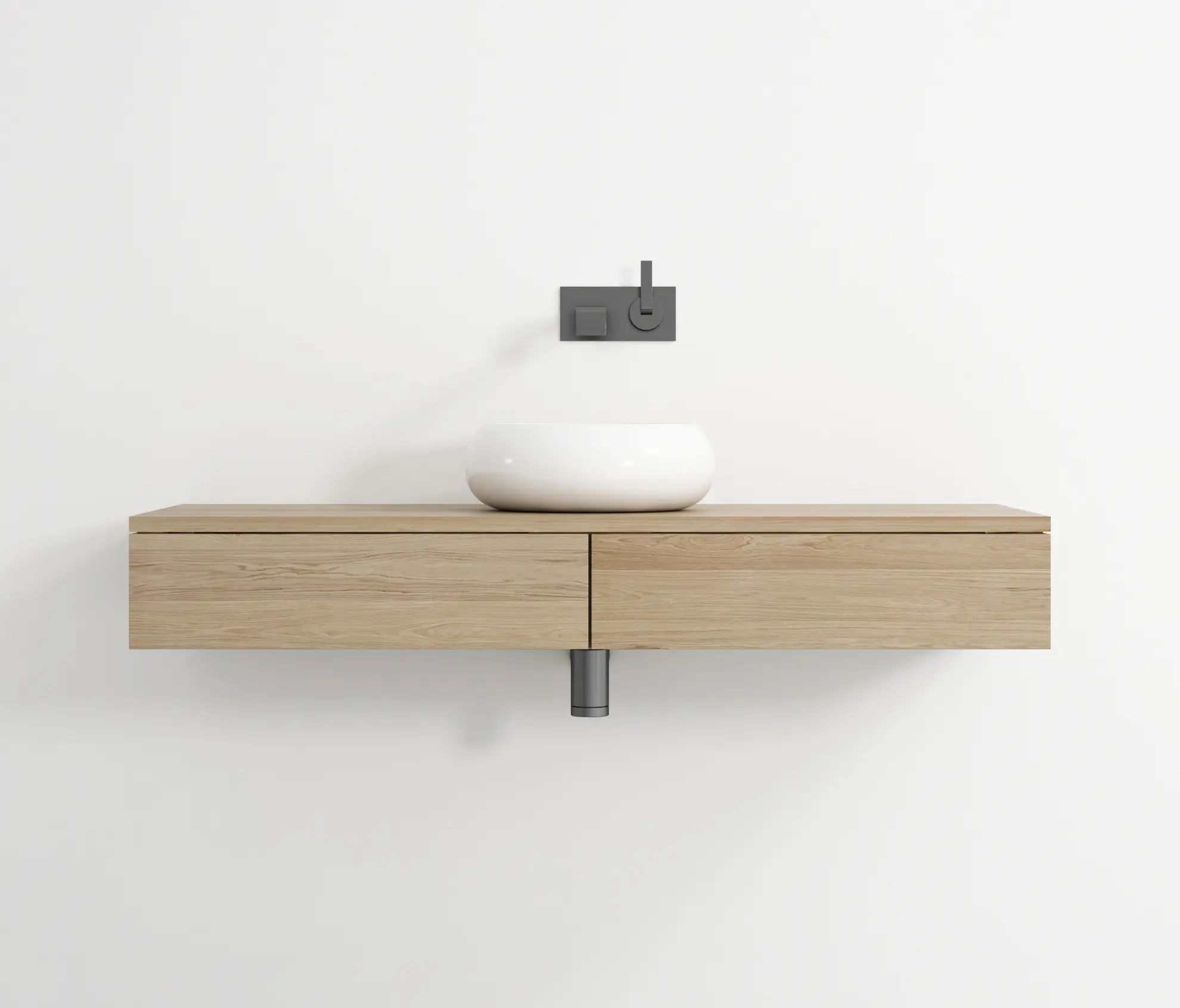 Karpenter - Stan HANGING WASHBASIN WITH TWO DRAWERS