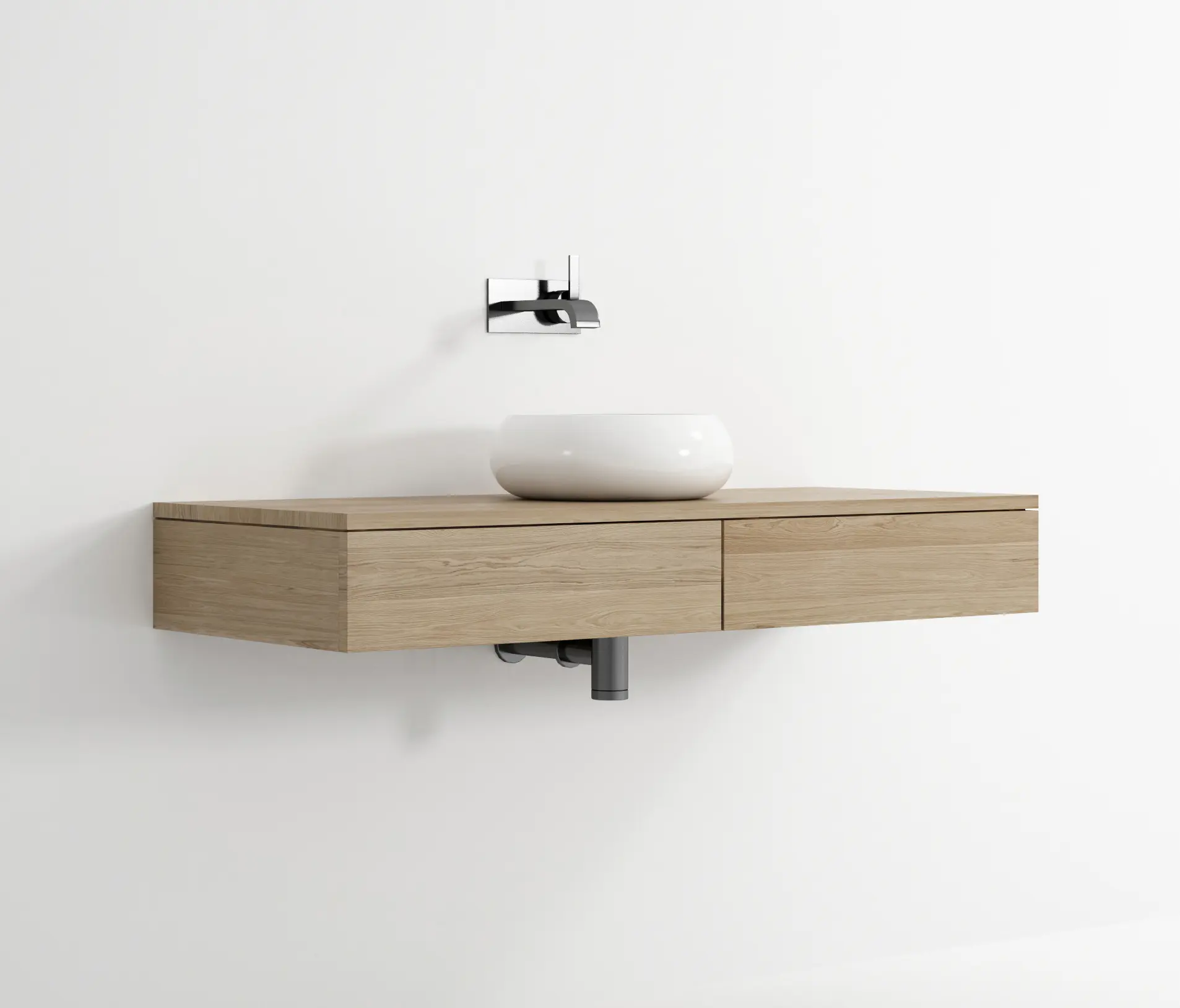 Karpenter - Stan HANGING WASHBASIN WITH TWO DRAWERS
