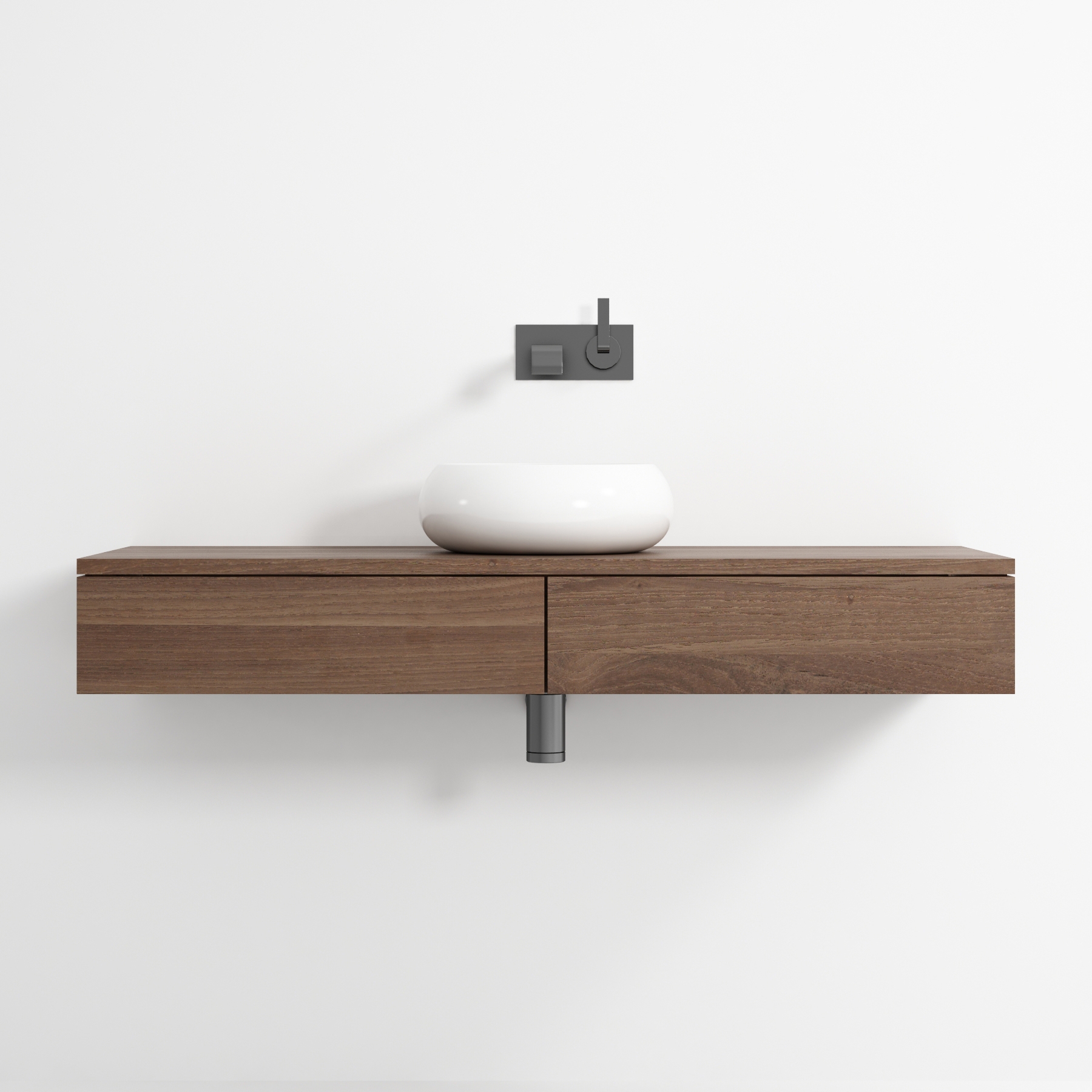 Stan HANGING WASHBASIN WITH TWO DRAWERS