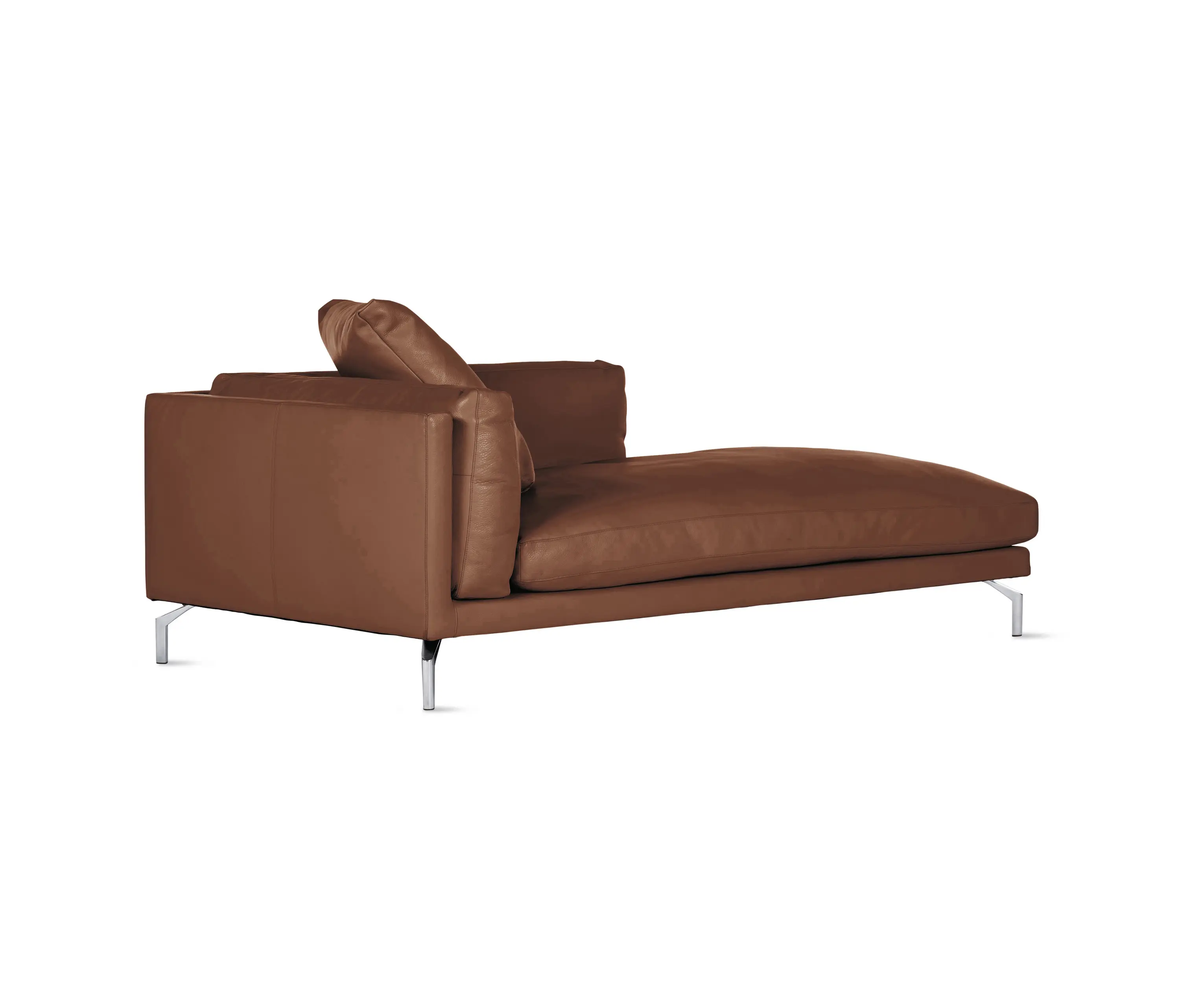Design Within Reach - Como Chaise in Leather, Right