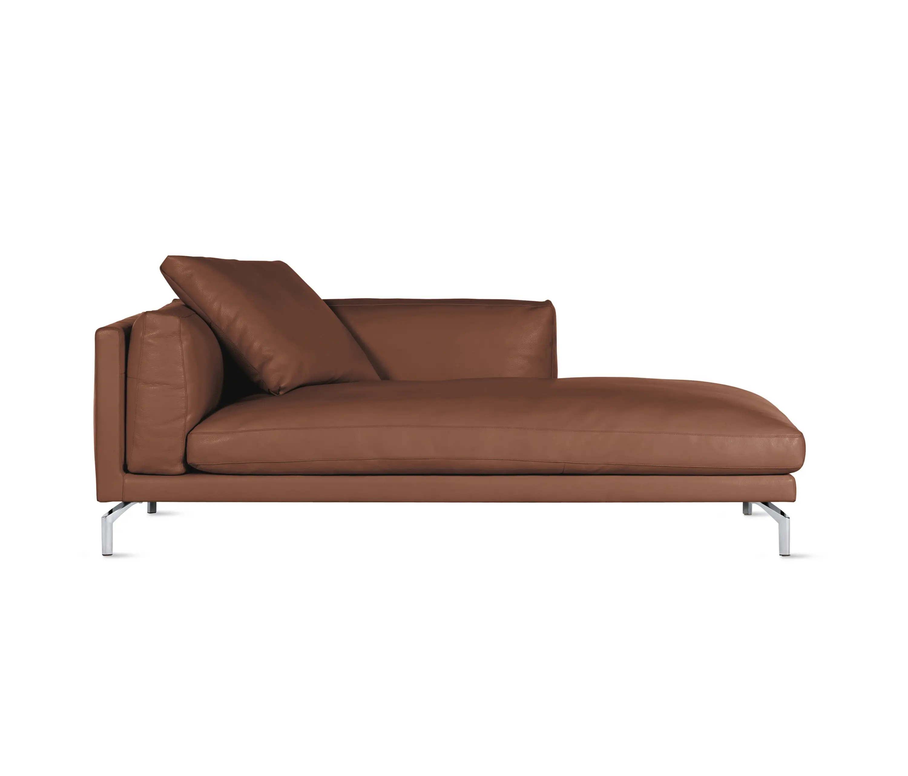 Design Within Reach - Como Chaise in Leather, Right
