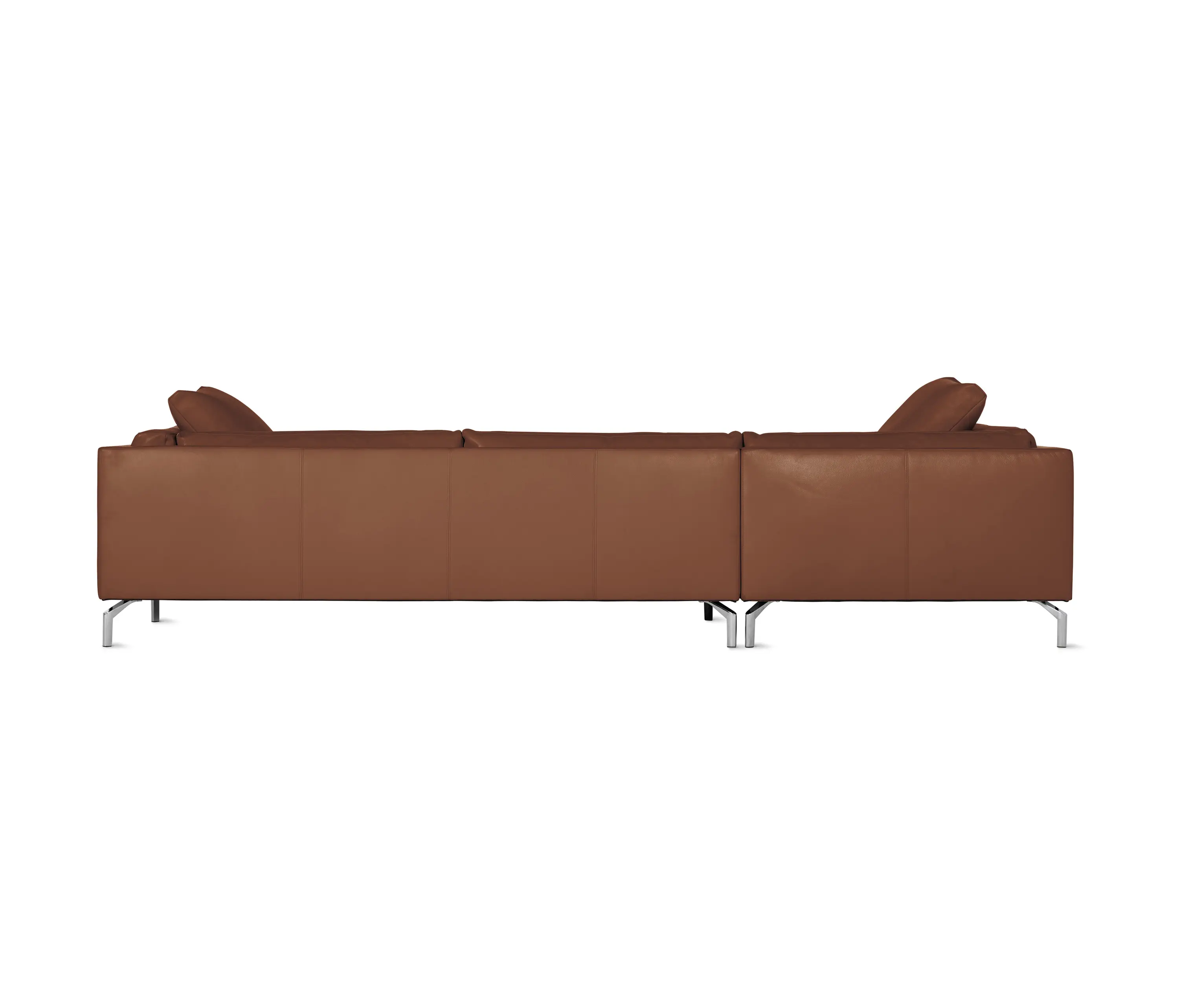 Design Within Reach - Como Sectional Chaise in Leather, Left