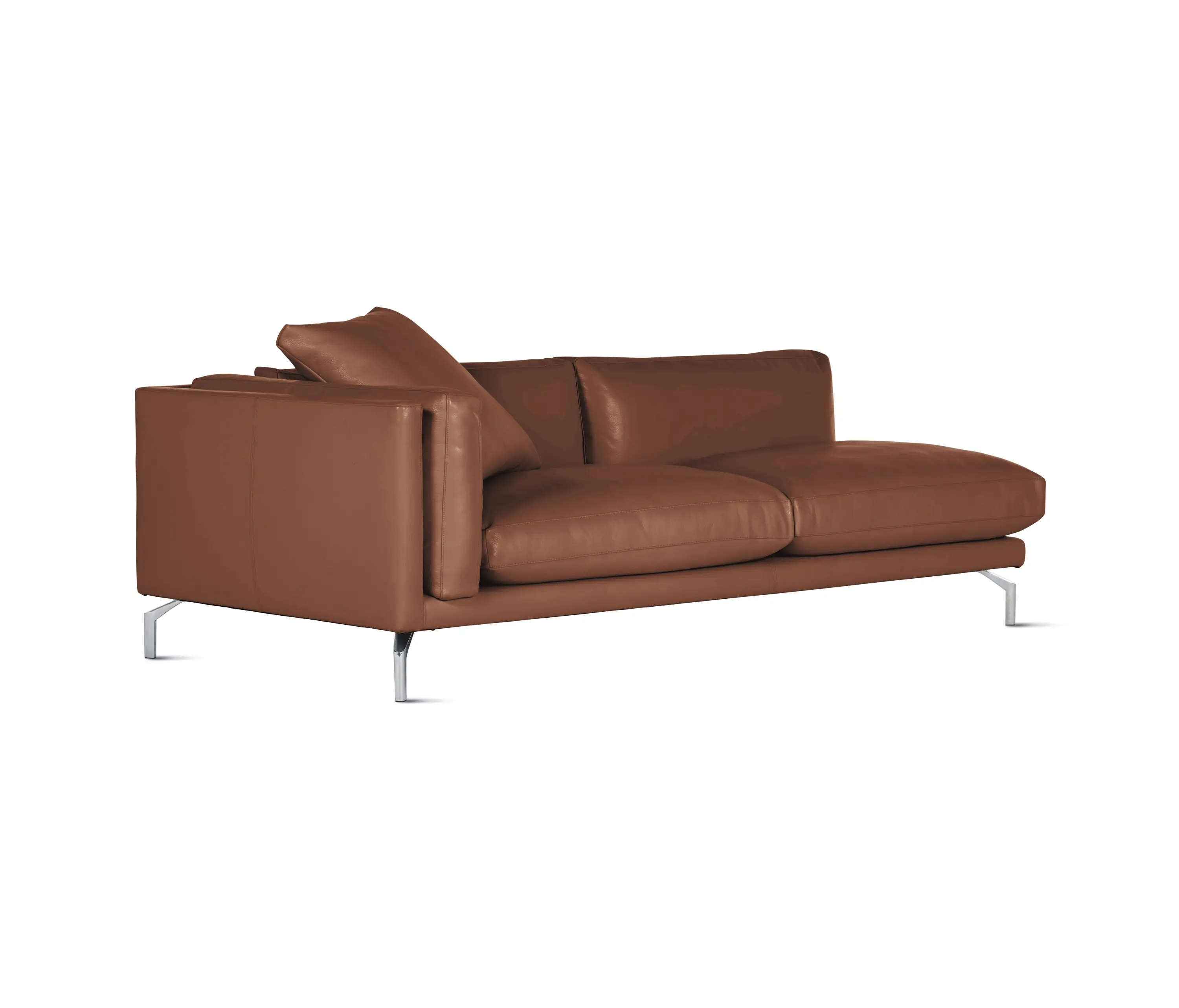 Design Within Reach - Como One-Arm Sofa in Leather, Left
