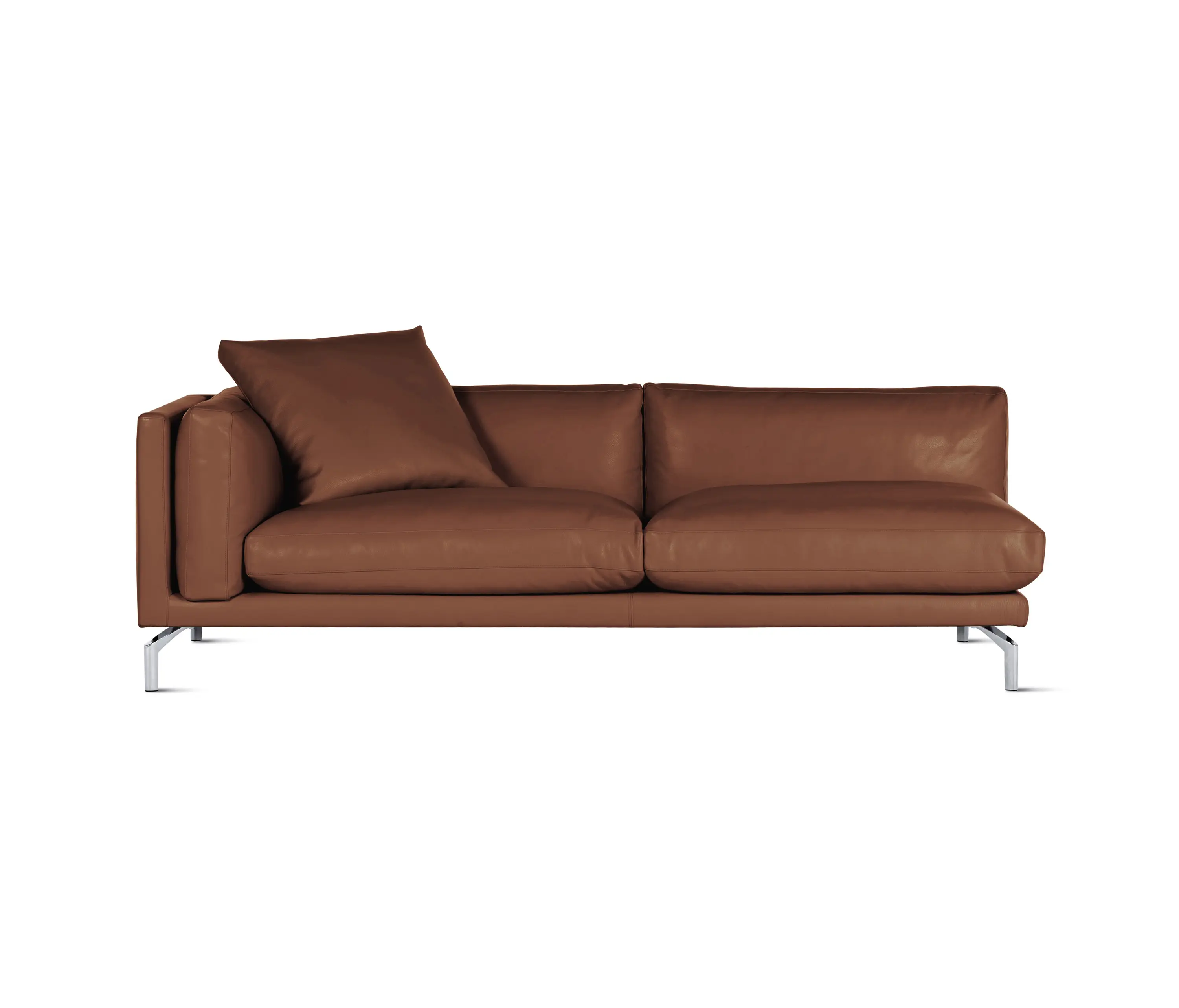 Design Within Reach - Como One-Arm Sofa in Leather, Left