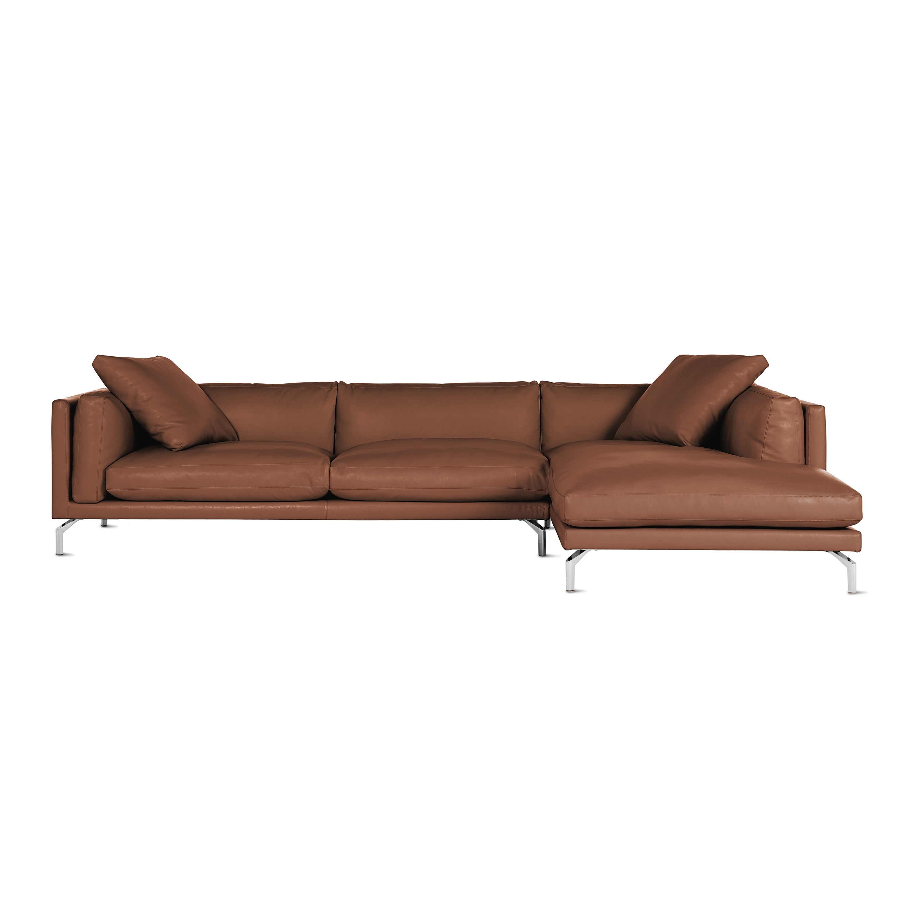 Mostrar el producto Como Sectional Chaise in Leather, Right del fabricante Design Within Reach