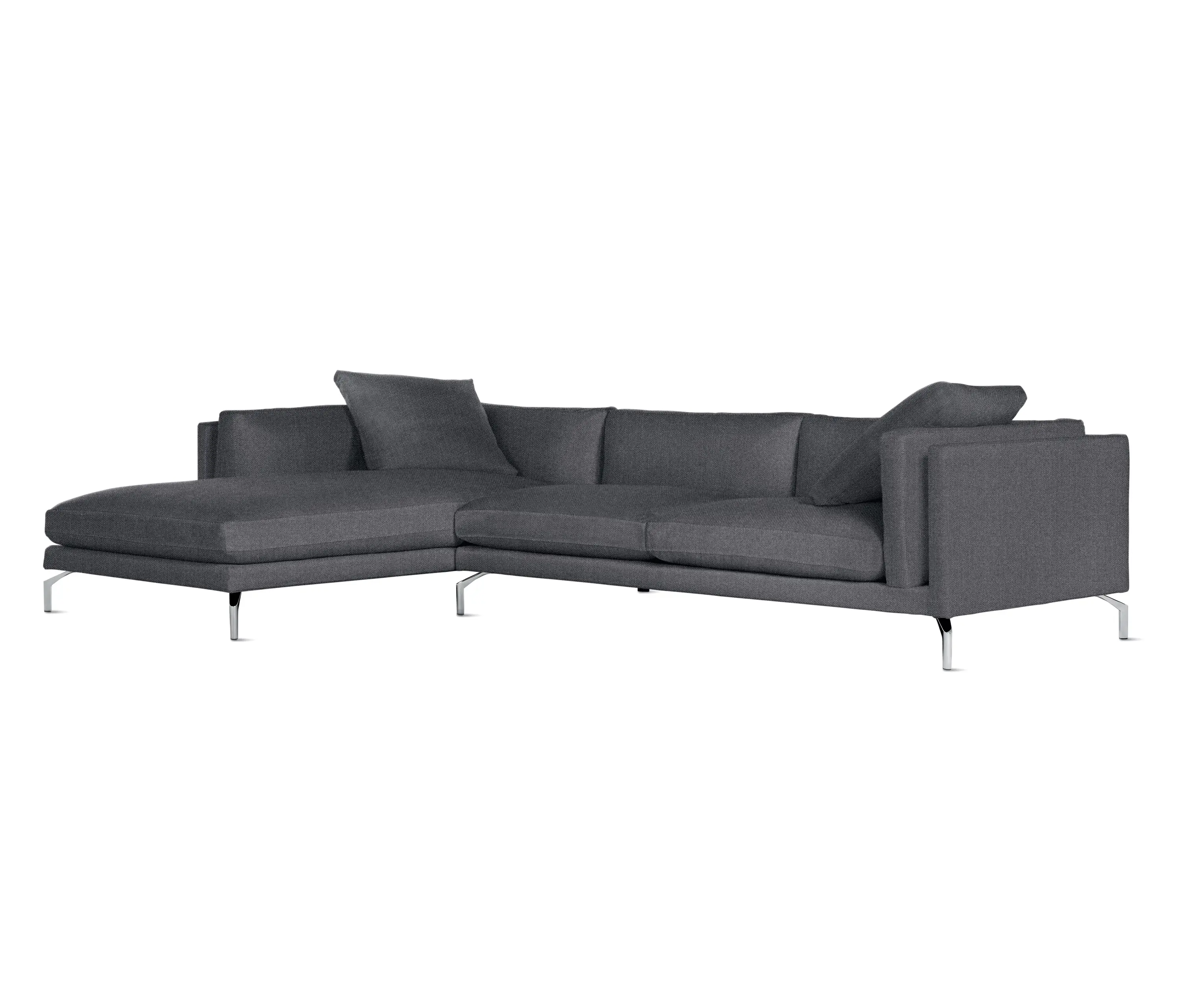Design Within Reach - Como Sectional Chaise in Fabric, Left