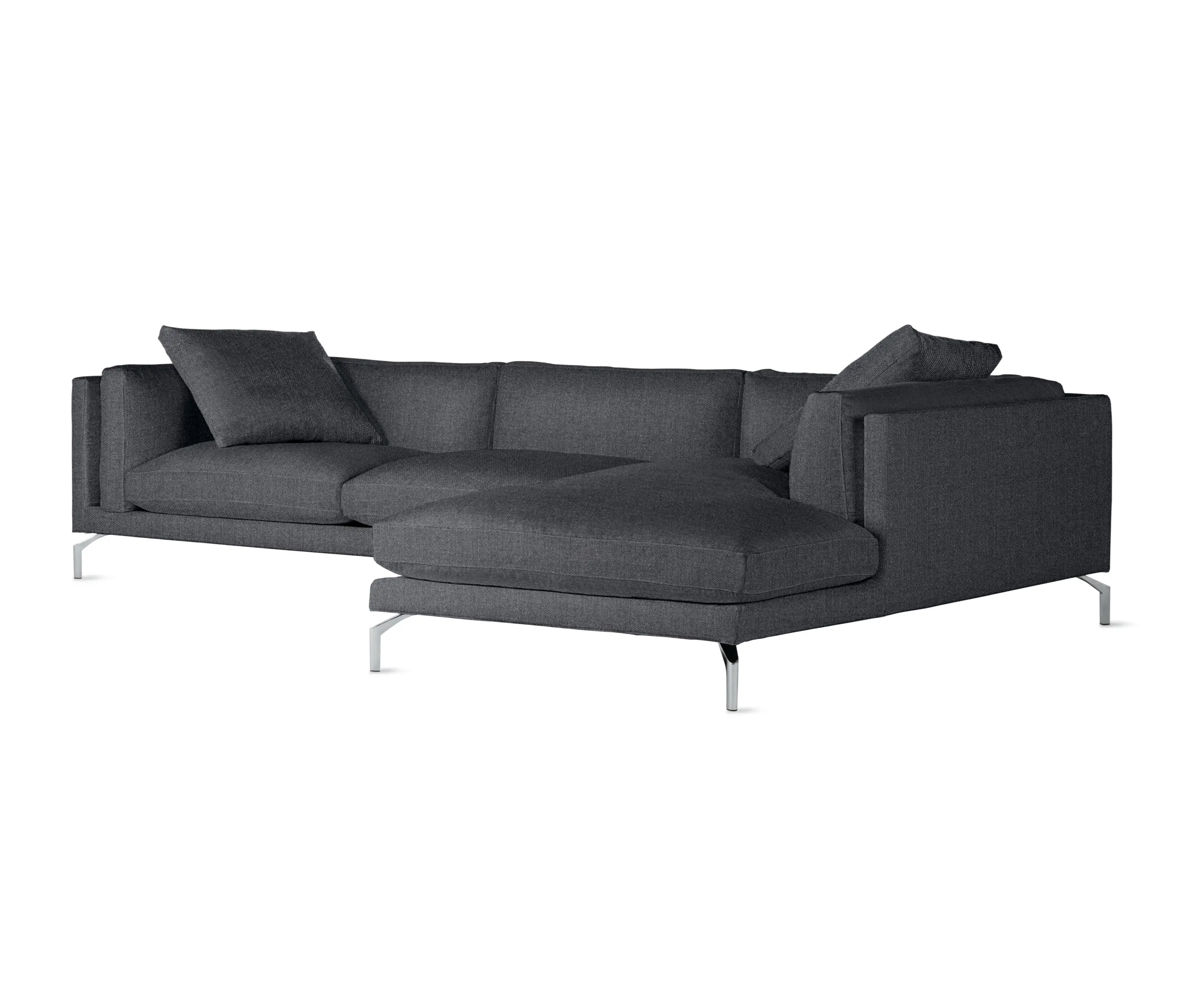Design Within Reach - Como Sectional Chaise in Fabric, Right