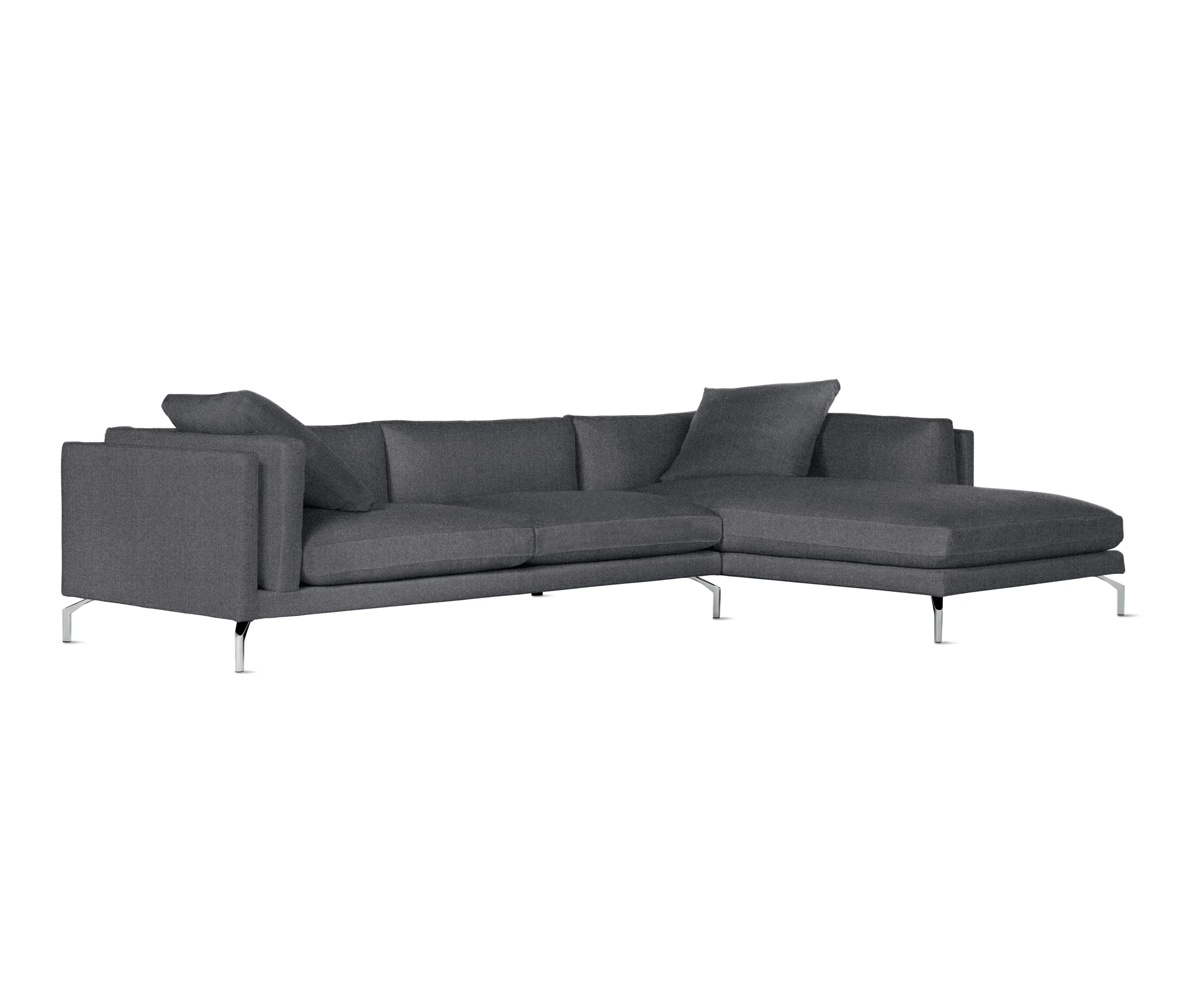 Design Within Reach - Como Sectional Chaise in Fabric, Right