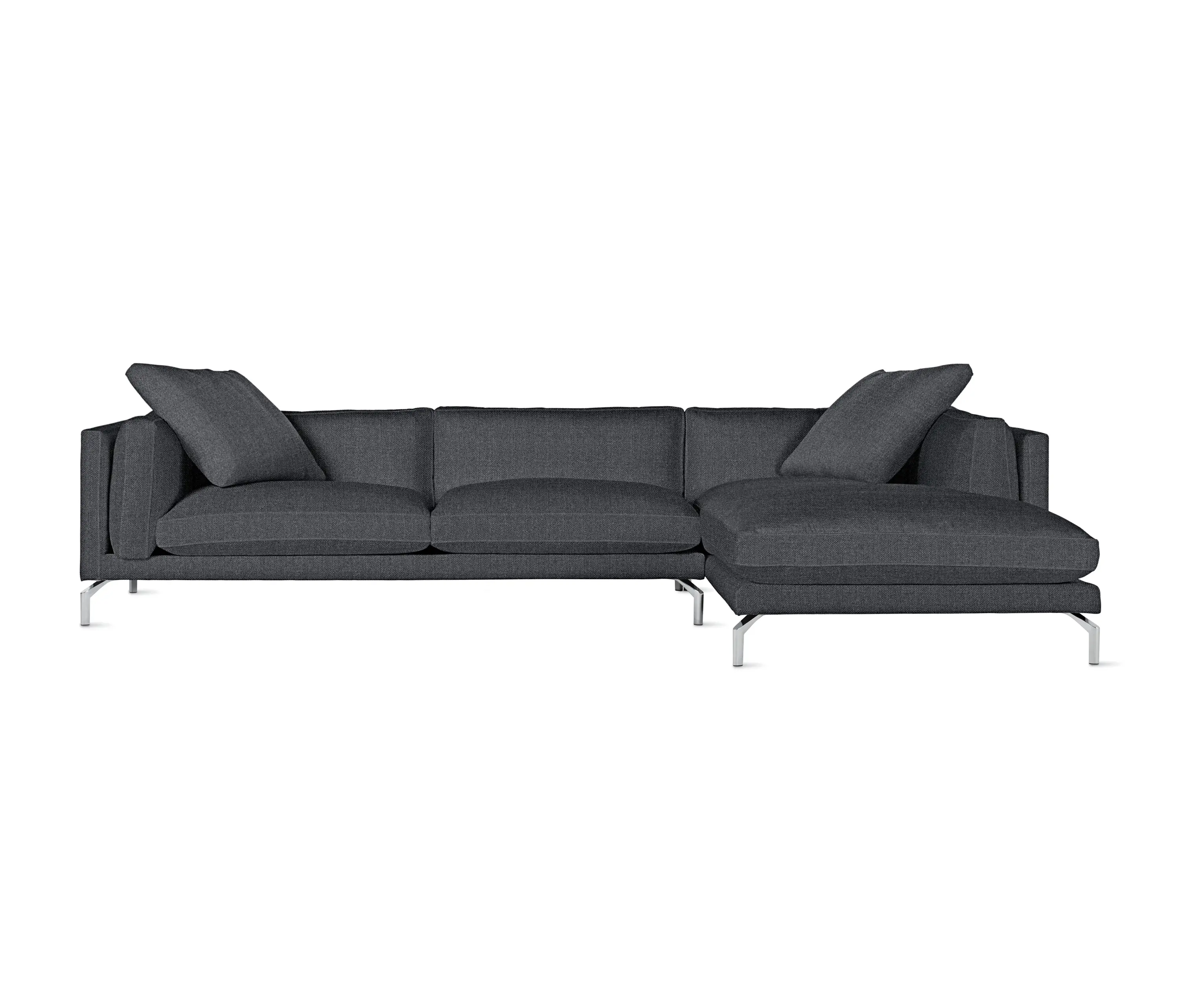 Design Within Reach - Como Sectional Chaise in Fabric, Right