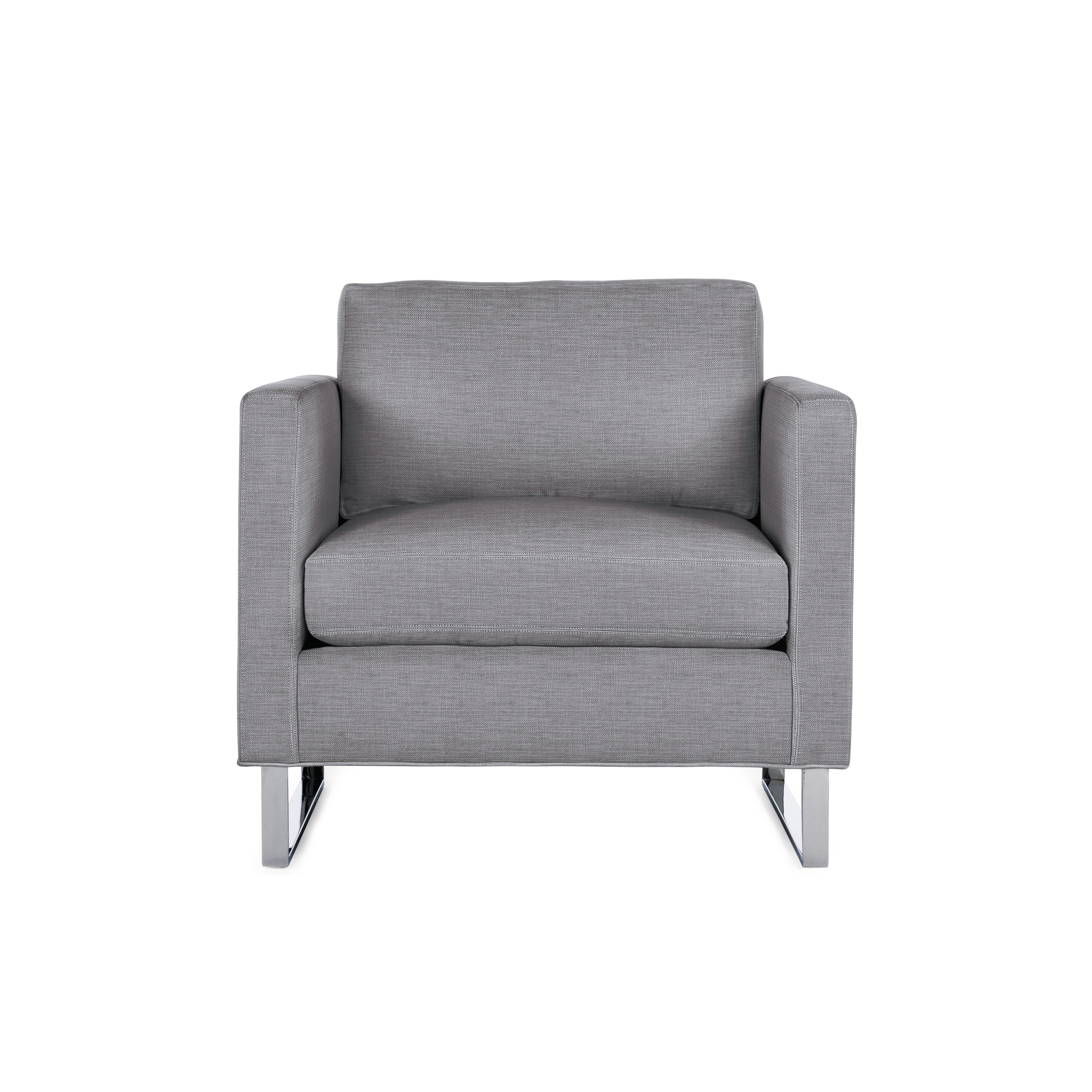 Produkt Goodland Armchair in Fabric, Stainless Legs des Herstellers Design Within Reach anzeigen