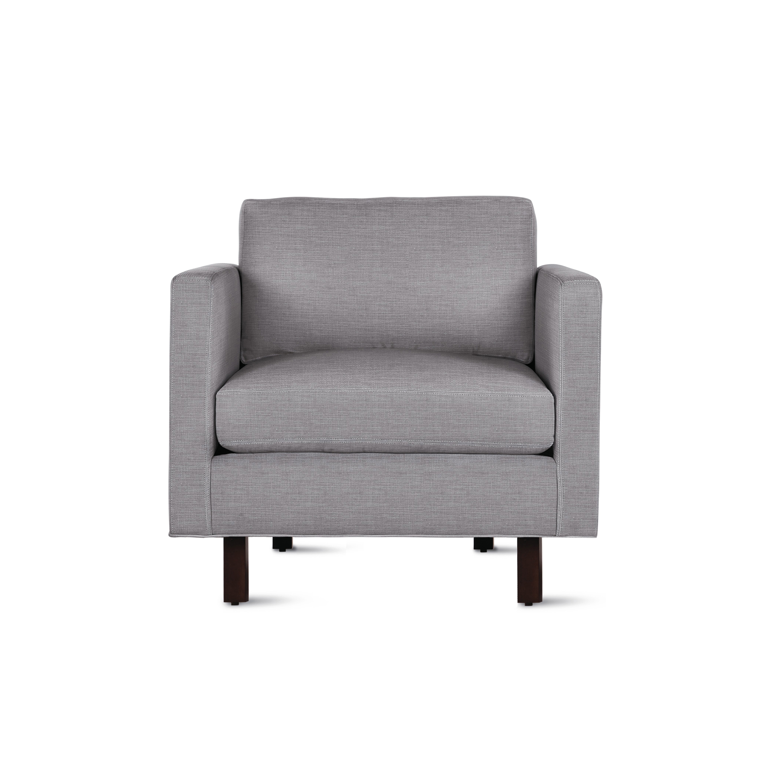 Mostrar el producto Goodland Armchair in Fabric, Walnut Legs del fabricante Design Within Reach