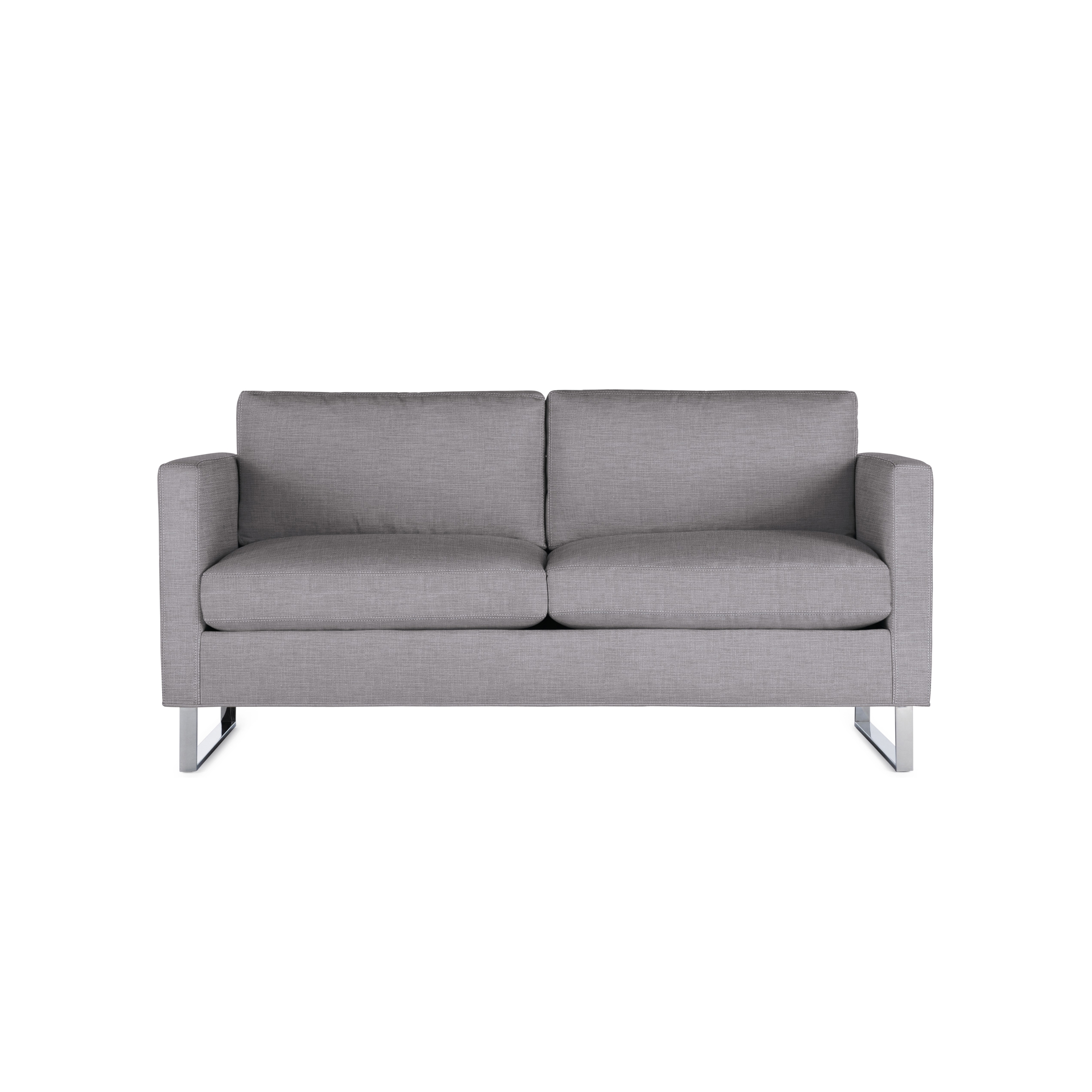 Display product Goodland Two-Seater Sofa in Fabric, Stainless Legs from manufacturer Design Within Reach