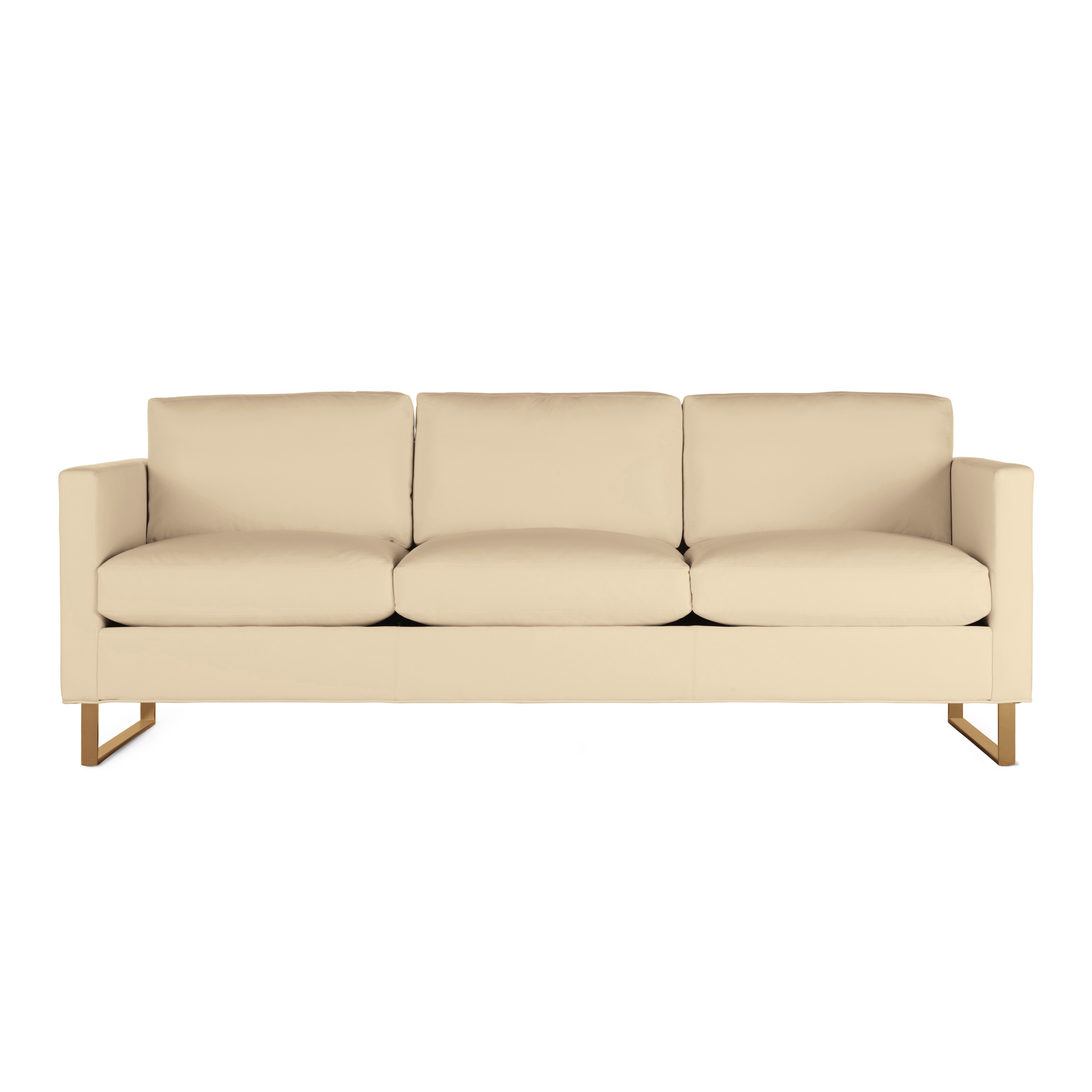 Display product Goodland Sofa in Leather, Bronze Legs from manufacturer Design Within Reach