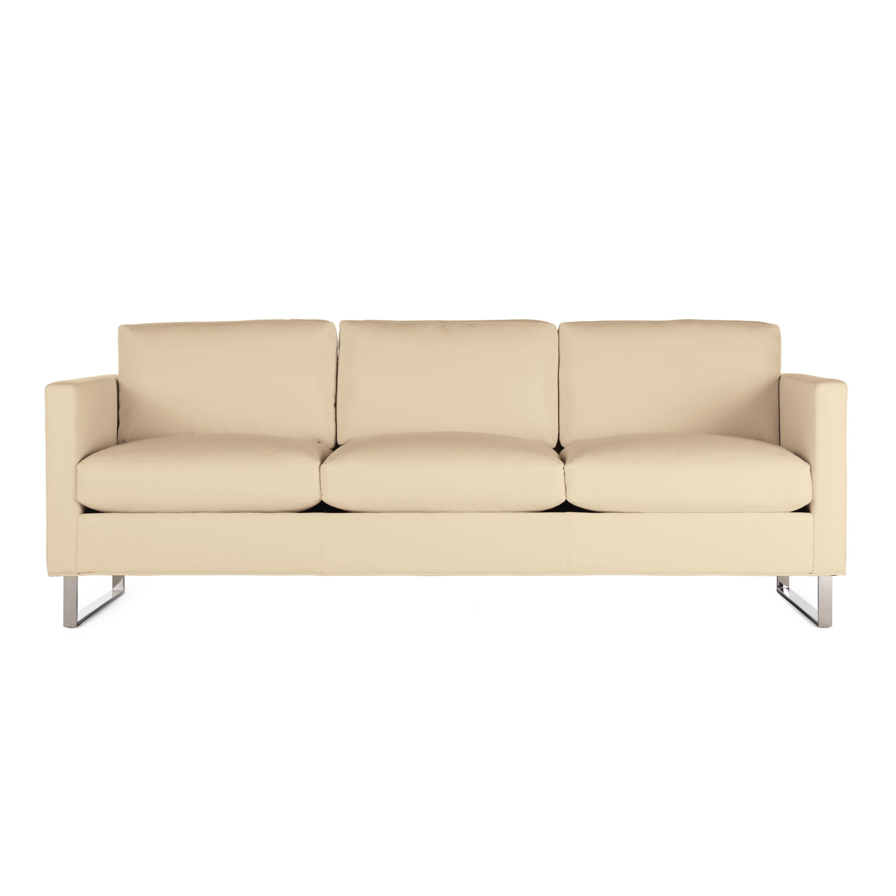 Display product Goodland Sofa in Leather, Stainless Legs from manufacturer Design Within Reach