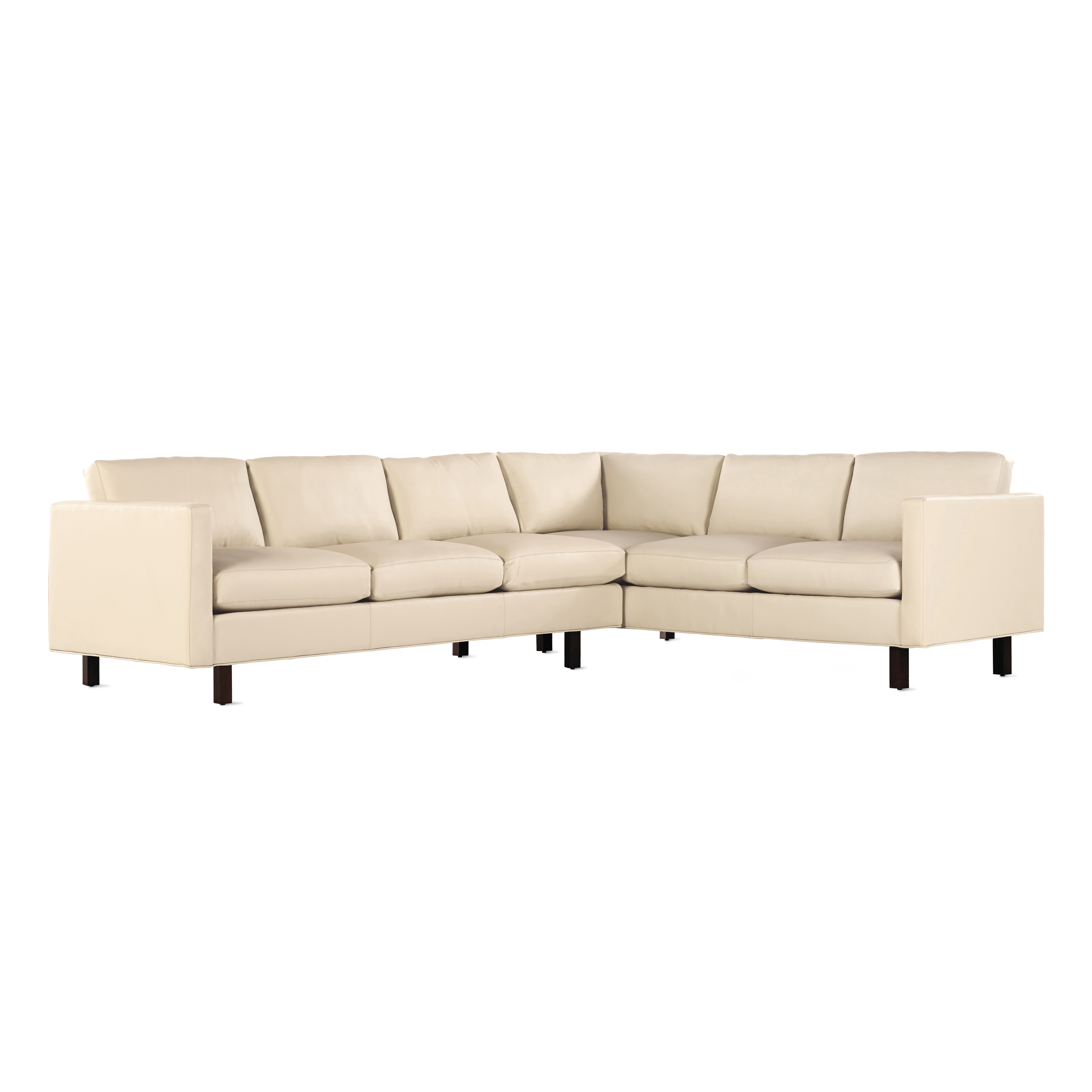 Produkt Goodland Large Sectional in Leather, Left, Walnut Legs des Herstellers Design Within Reach anzeigen
