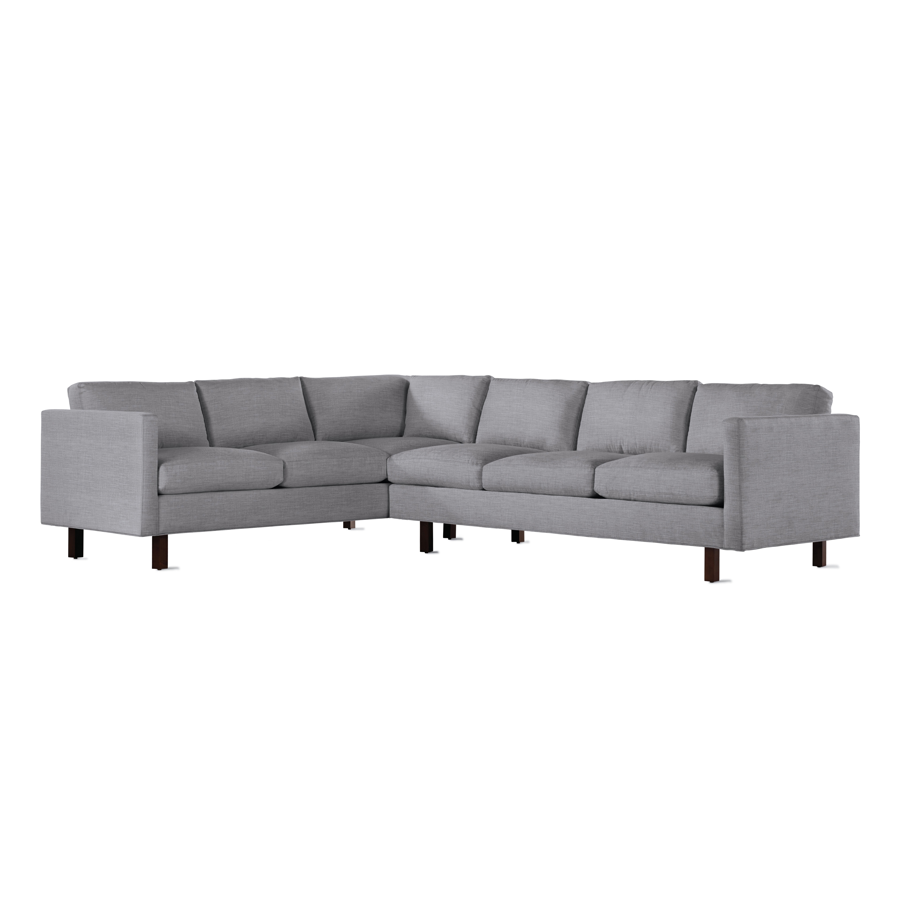 Mostrar el producto Goodland Large Sectional in Fabric, Right, Walnut Legs del fabricante Design Within Reach