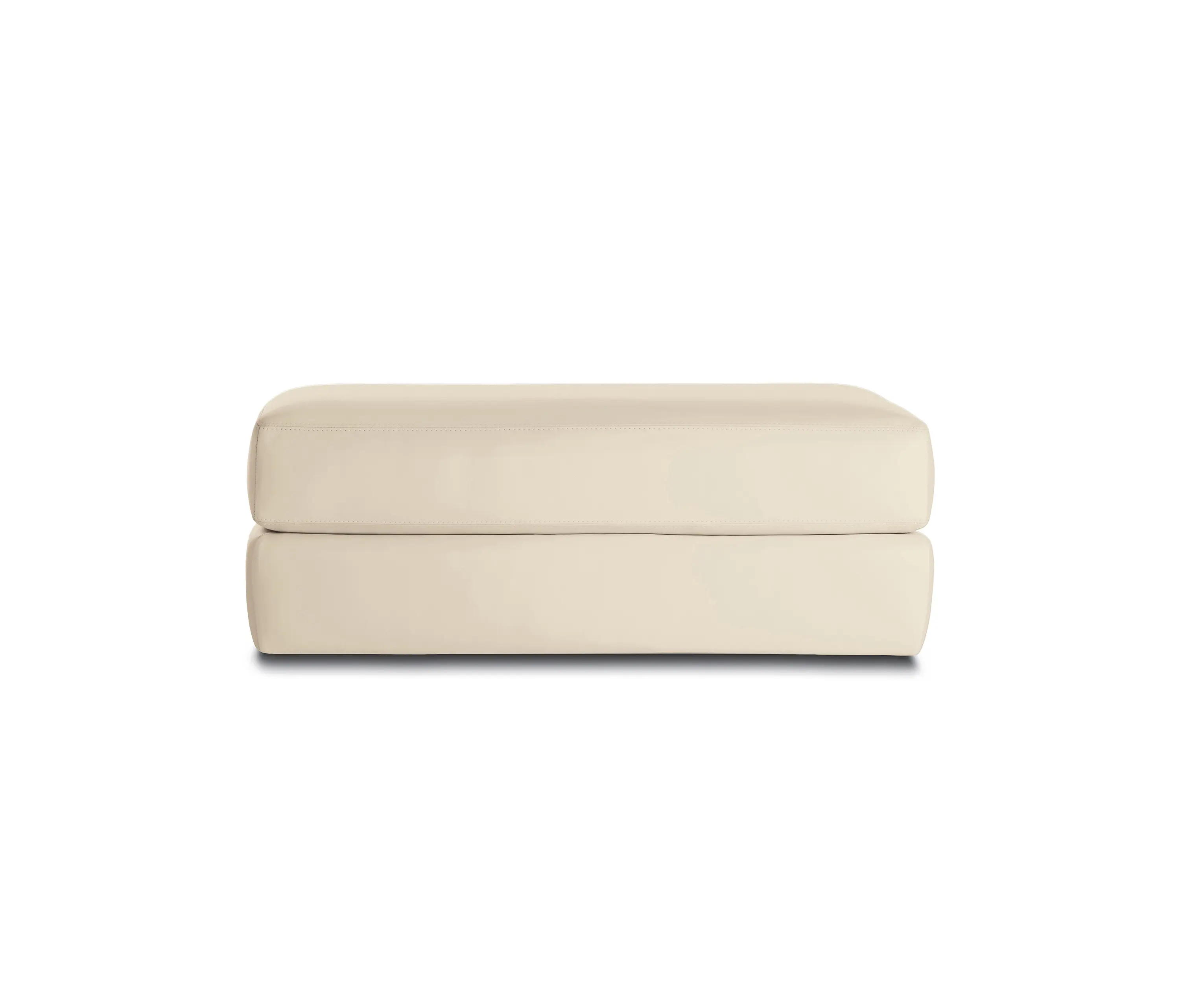 Design Within Reach - Reid Ottoman in Leather