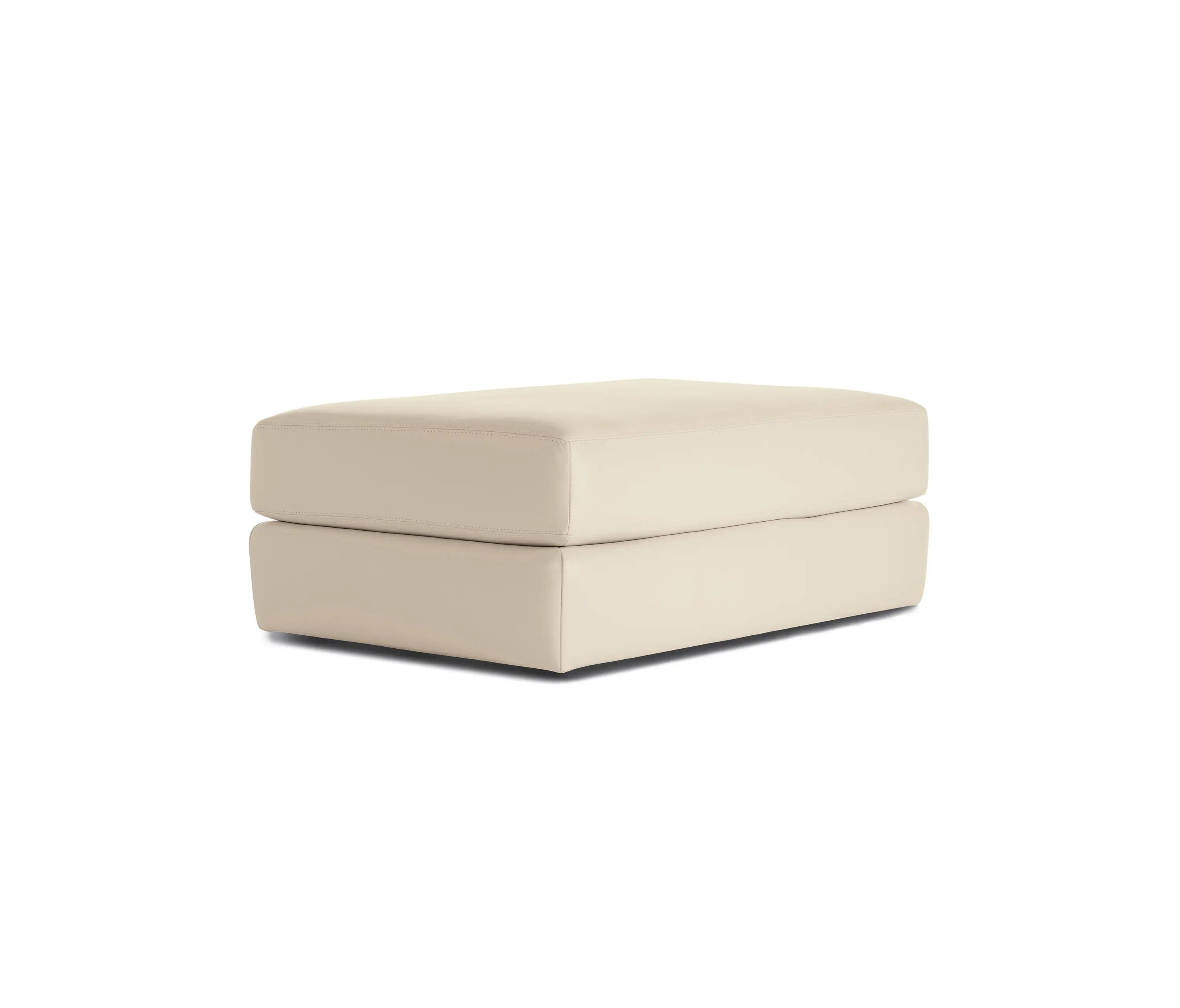 Design Within Reach - Reid Ottoman in Leather