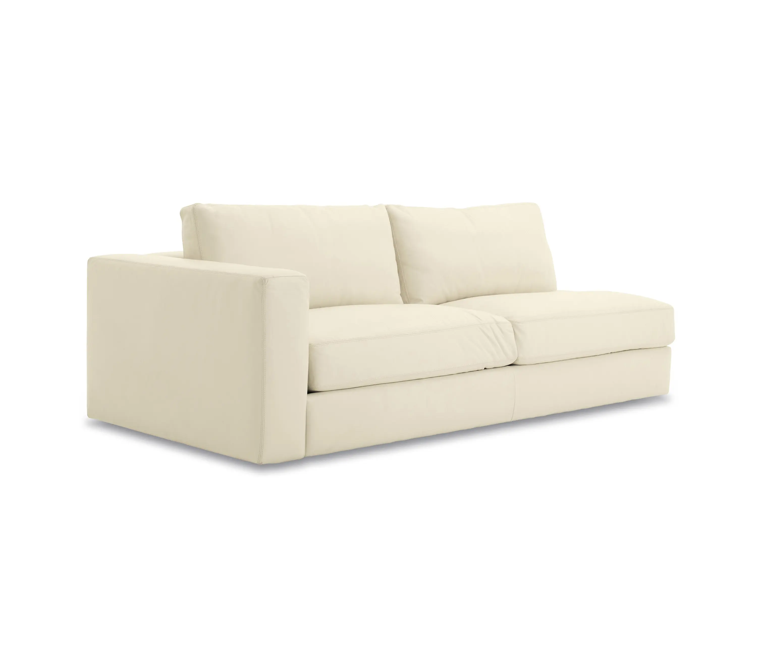 Design Within Reach - Reid One-Arm Sofa Left in Leather
