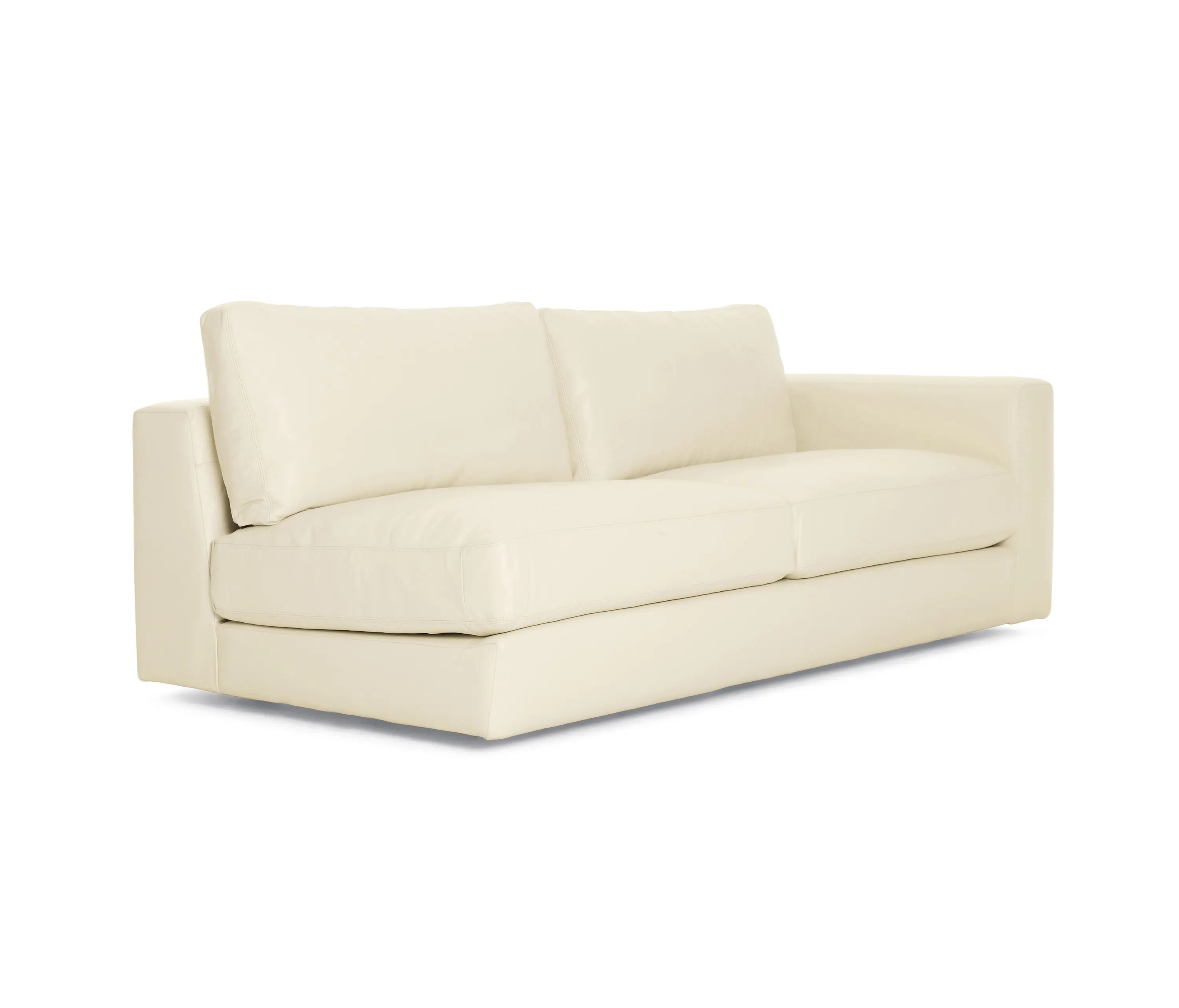 Design Within Reach - Reid One-Arm Sofa Right in Leather