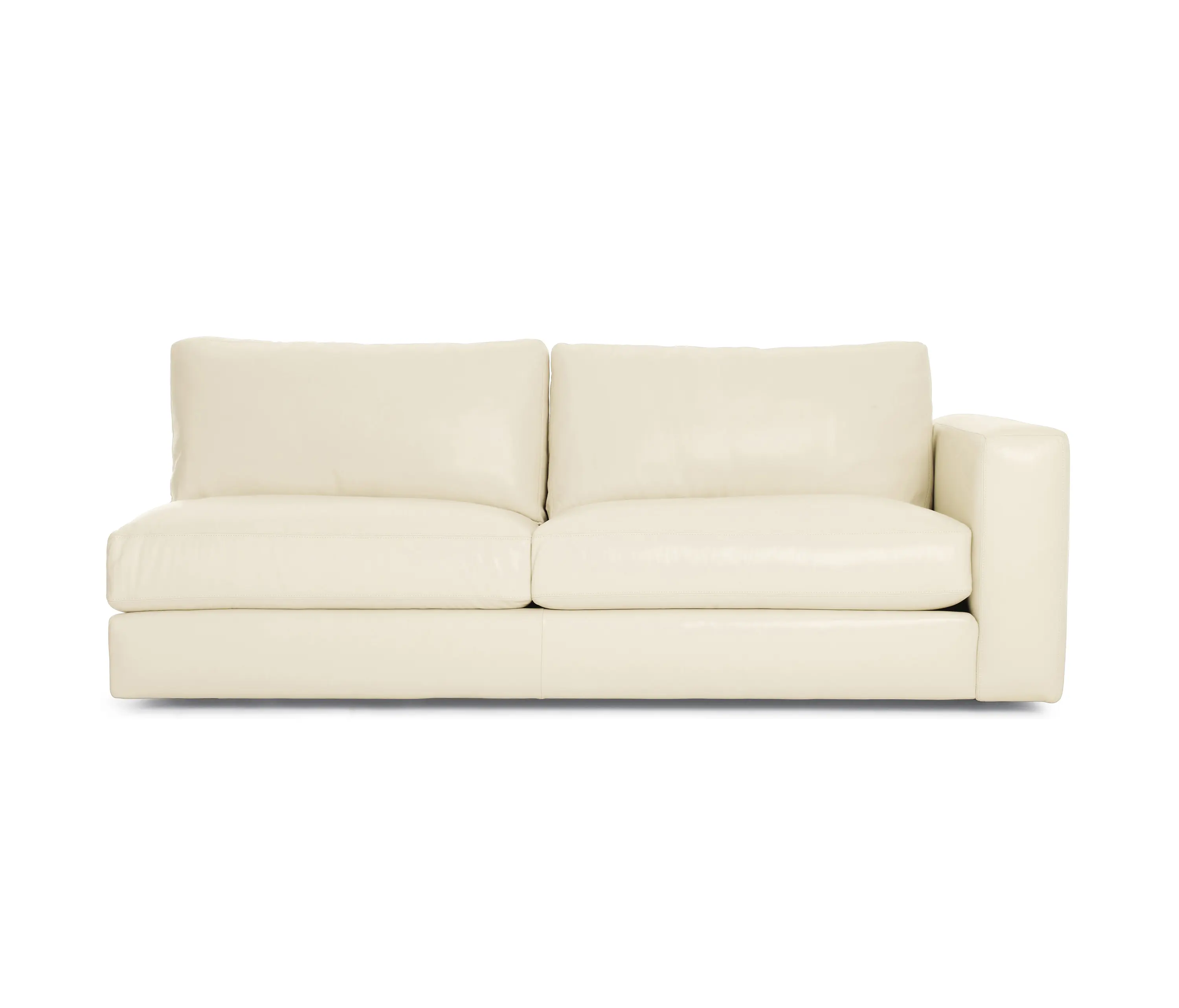Design Within Reach - Reid One-Arm Sofa Right in Leather