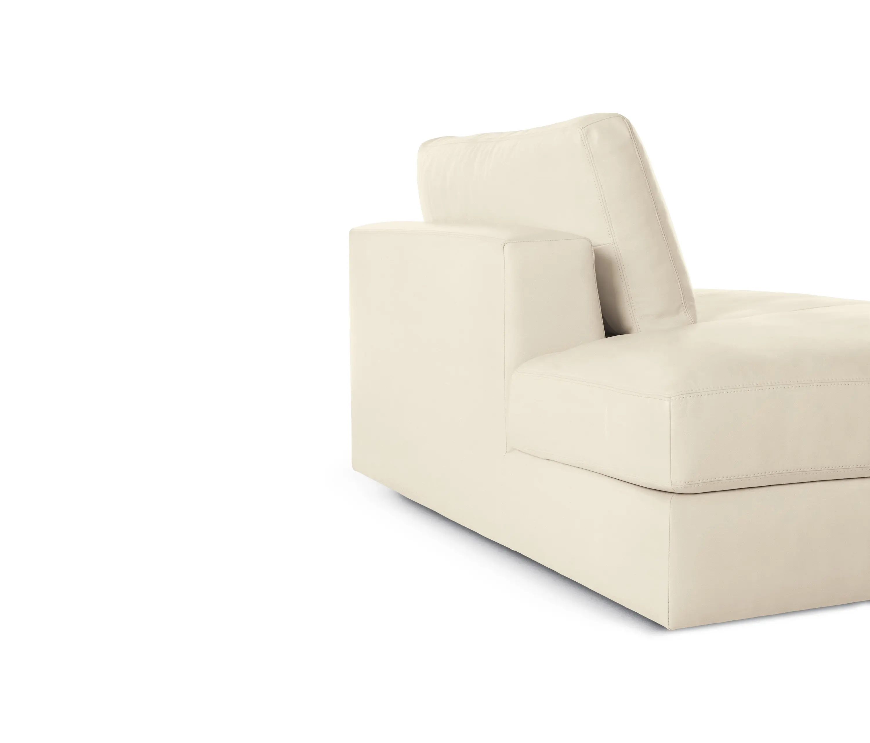 Design Within Reach - Reid Side Chaise Left in Leather