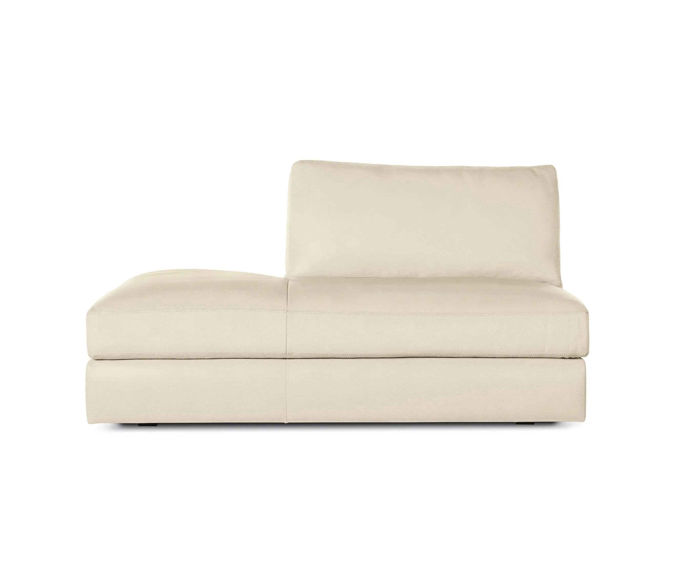 Design Within Reach - Reid Side Chaise Left in Leather