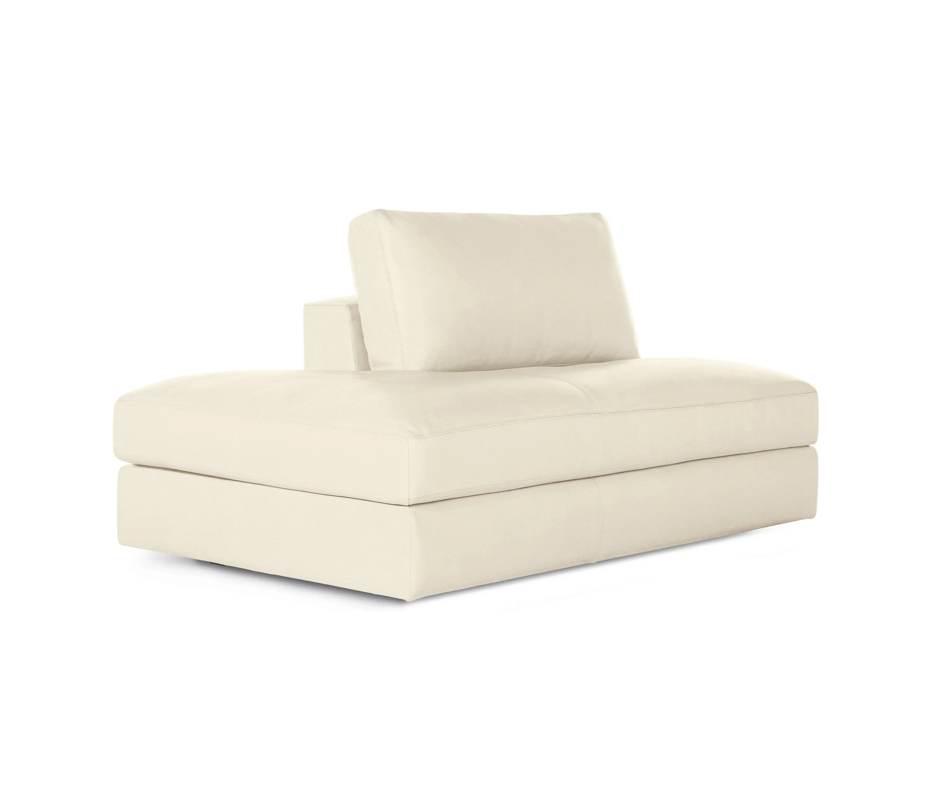 Design Within Reach - Reid Side Chaise Left in Leather