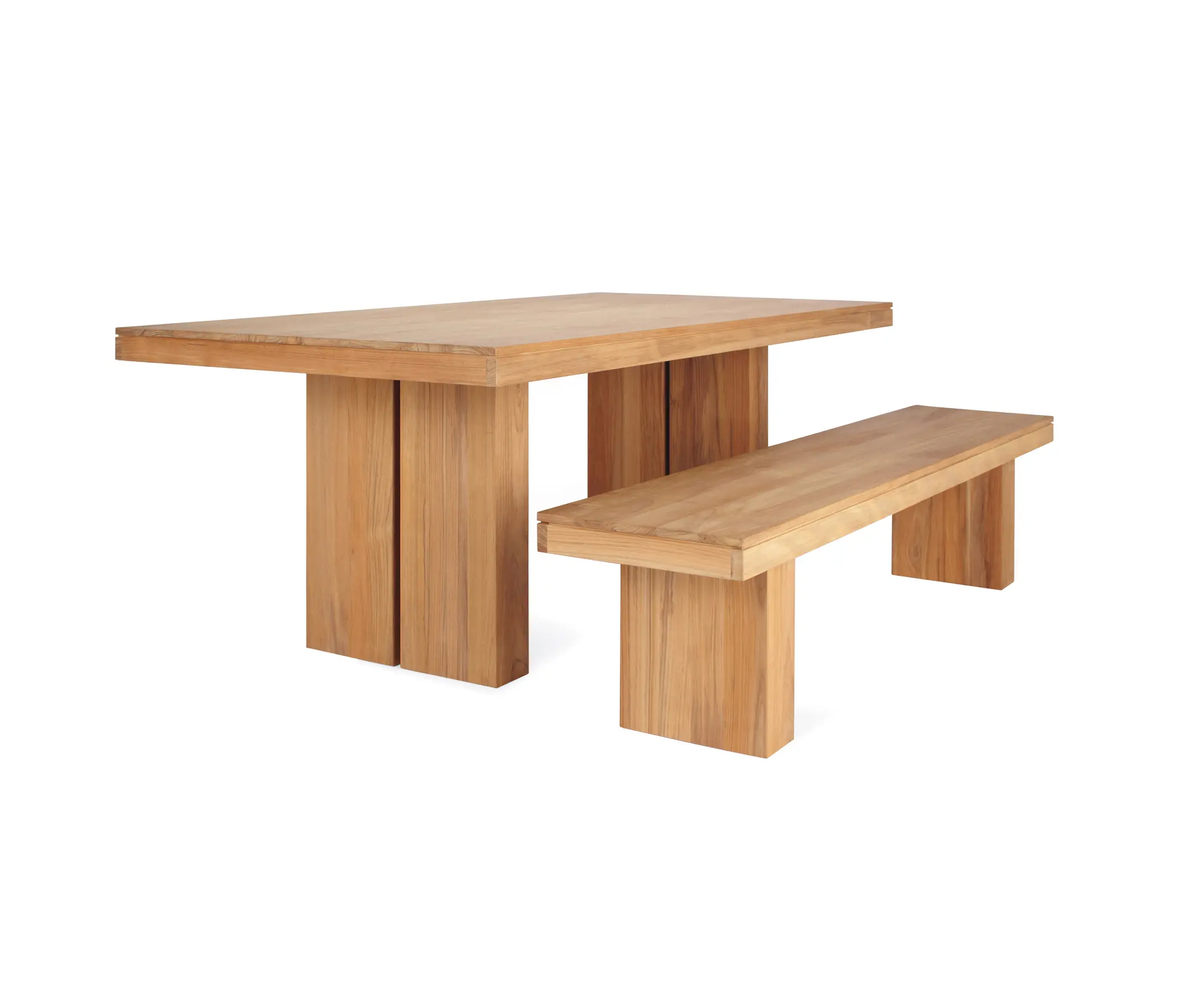 Design Within Reach - Kayu Teak Dining Table & Bench
