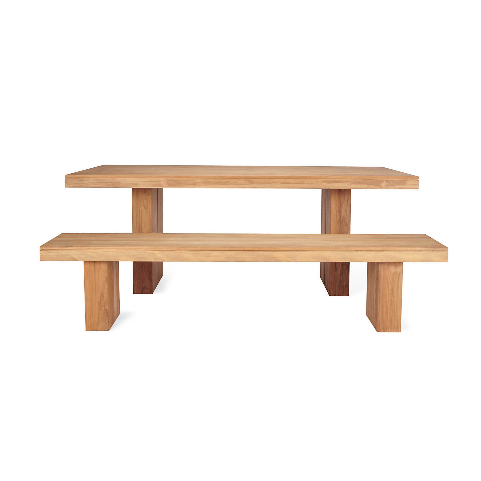 Mostra il prodotto Kayu Teak Dining Table & Bench del produttore Design Within Reach