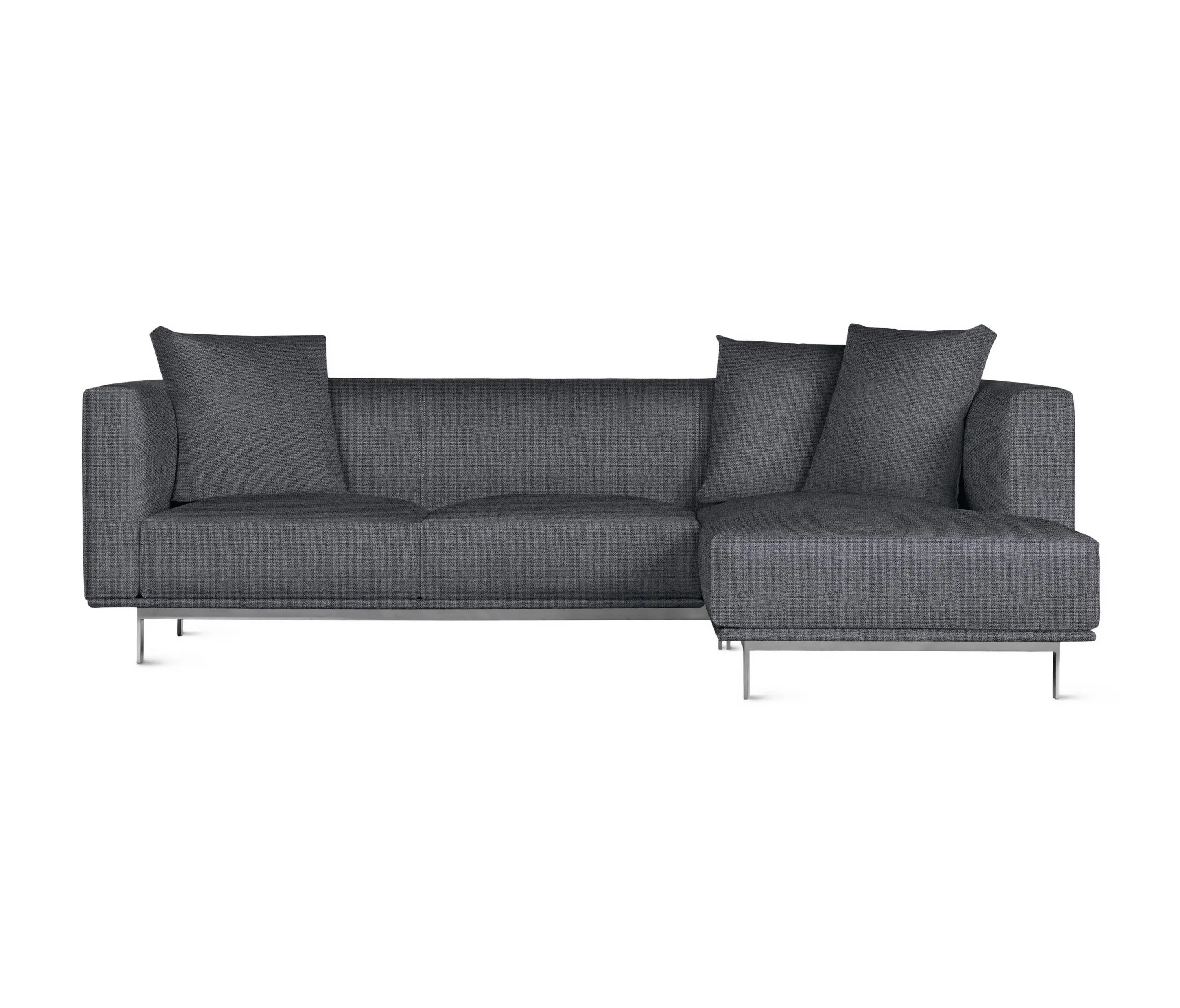 Design Within Reach - Bilsby Sectional with Chaise in Fabric, Right