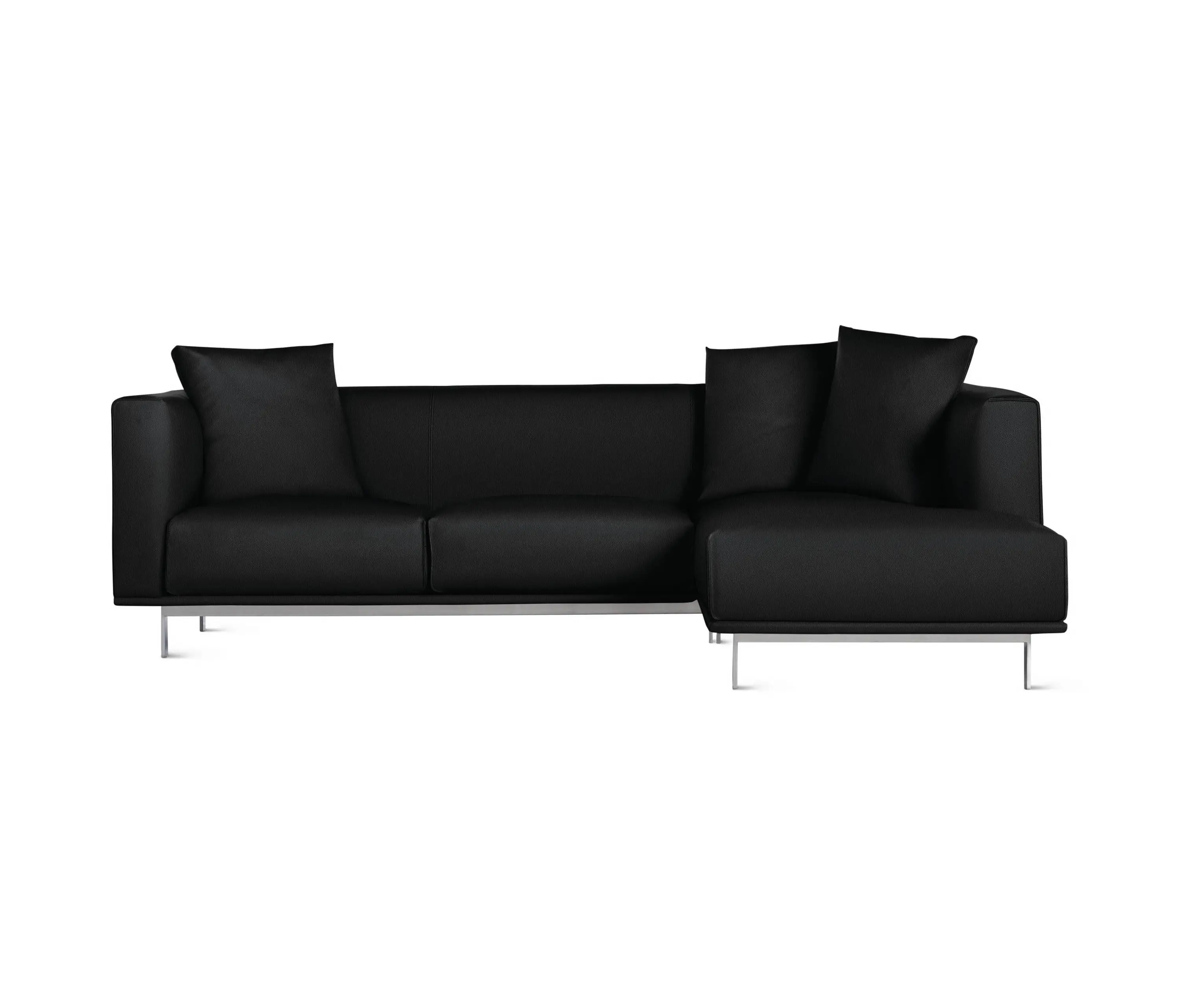 Design Within Reach - Bilsby Sectional with Chaise in Leather, Right