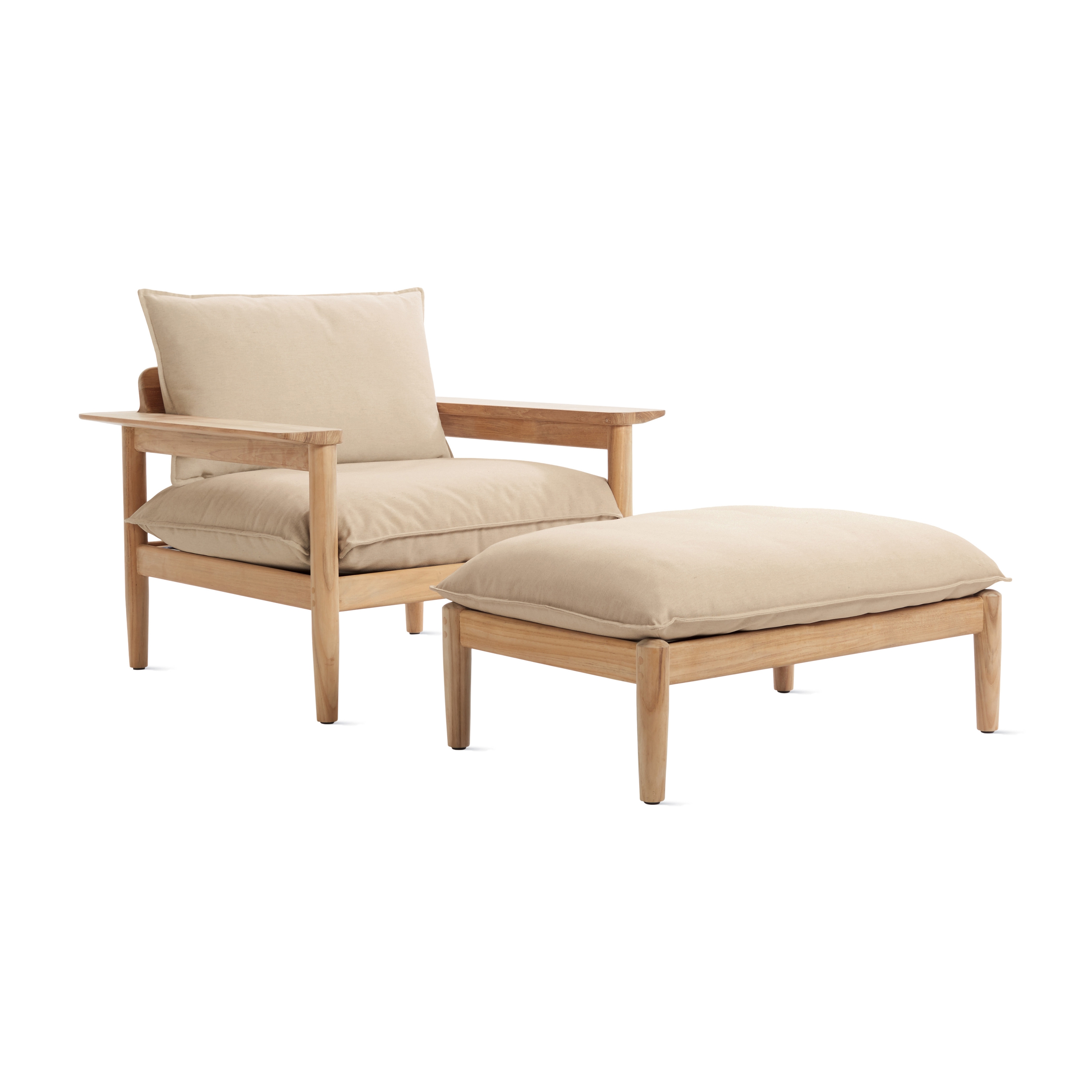 Mostra il prodotto Terassi Lounge Chair & Ottoman del produttore Design Within Reach
