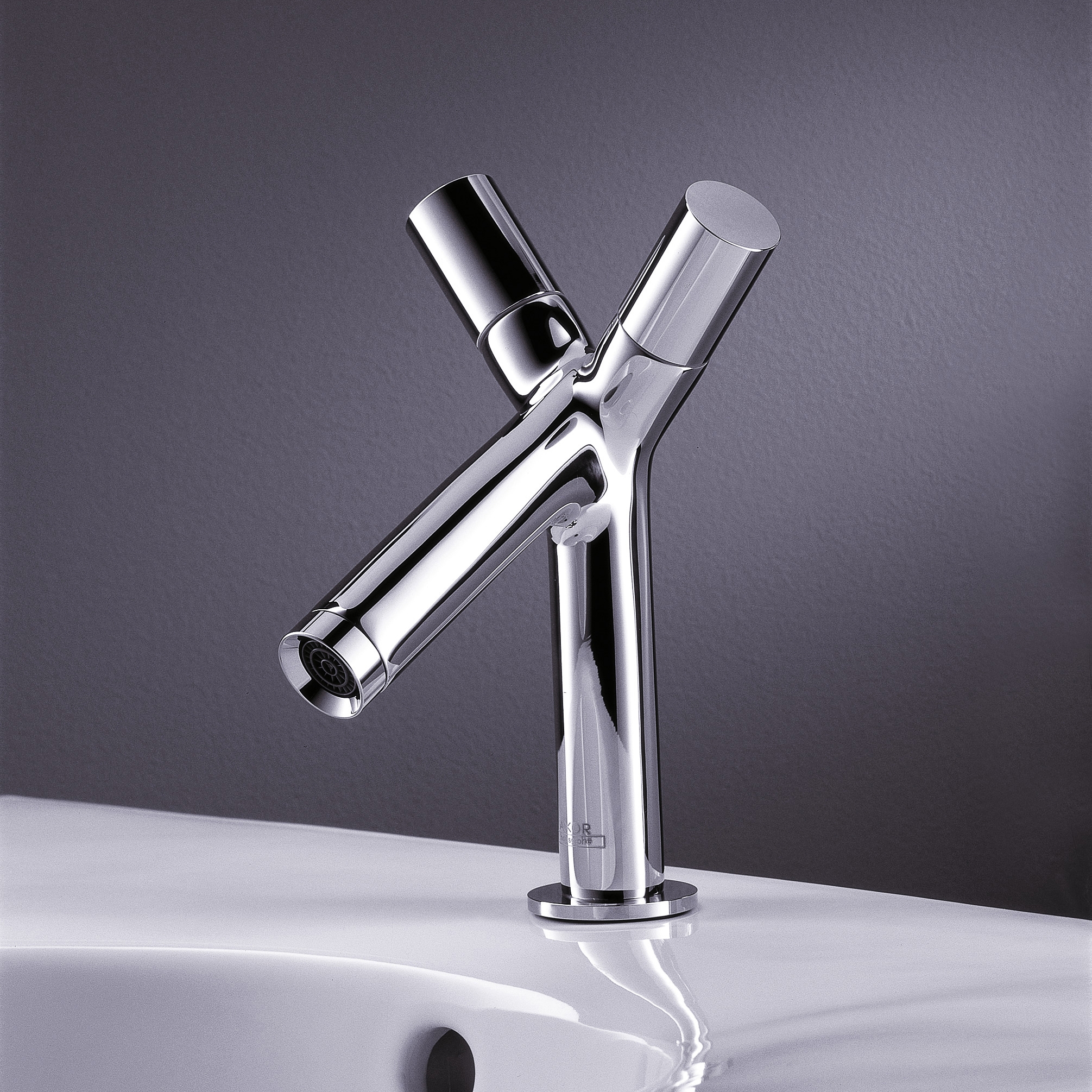 Display product AXOR Starck 2-Handle Basin Mixer DN15 from manufacturer AXOR