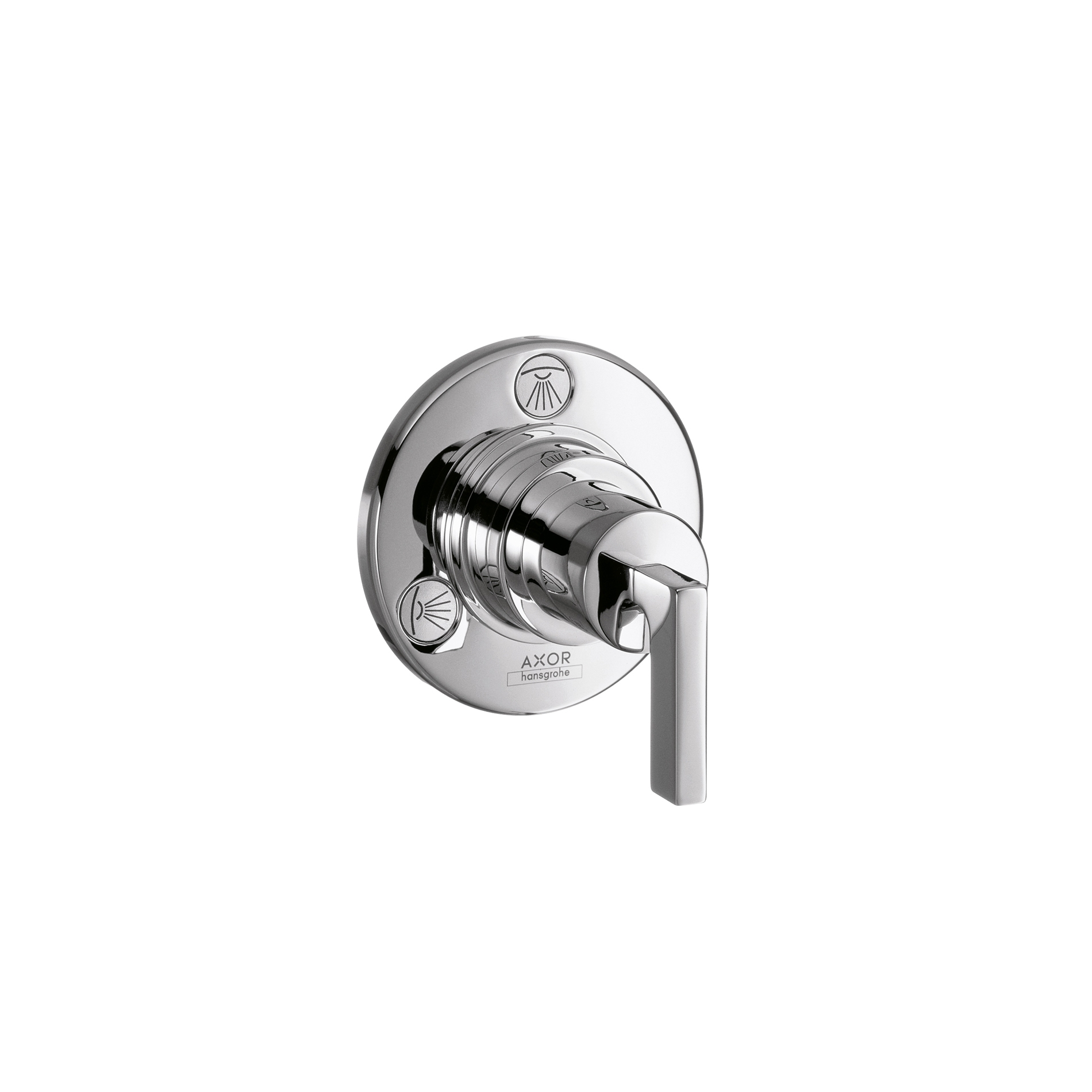 Afficher le produit AXOR Citterio Trio|Quattro Shut-off and Diverter Valve for concealed installation with lever handle DN20 du fabricant AXOR