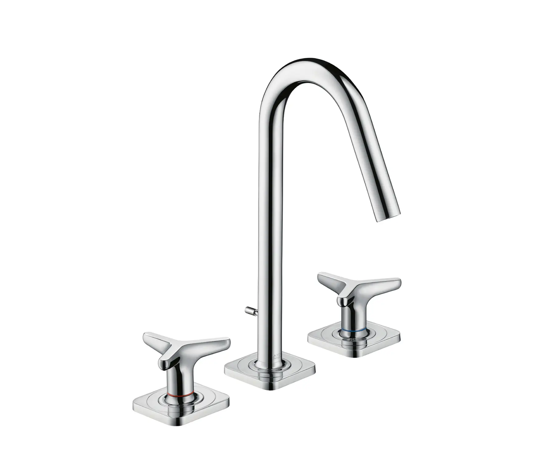 AXOR - AXOR Citterio M 3-Hole Basin Mixer with star handles and escutcheons, DN15