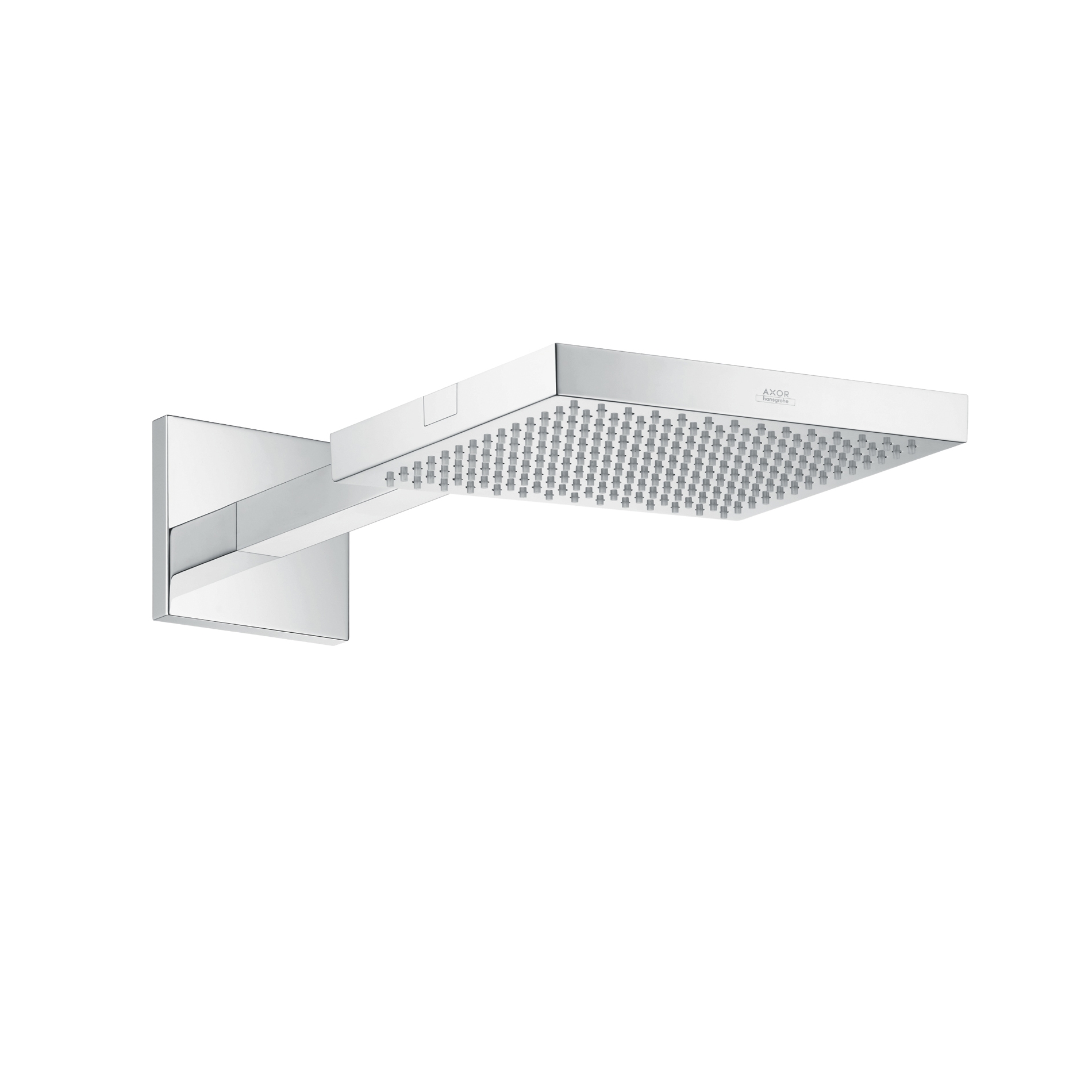 Display product AXOR Starck Overhead Shower 24 x 24 DN15 with shower arm from manufacturer AXOR