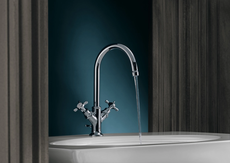 AXOR MONTREUX 2-HANDLE BASIN MIXER FOR HAND BASINS DN15 - Wash basin ...