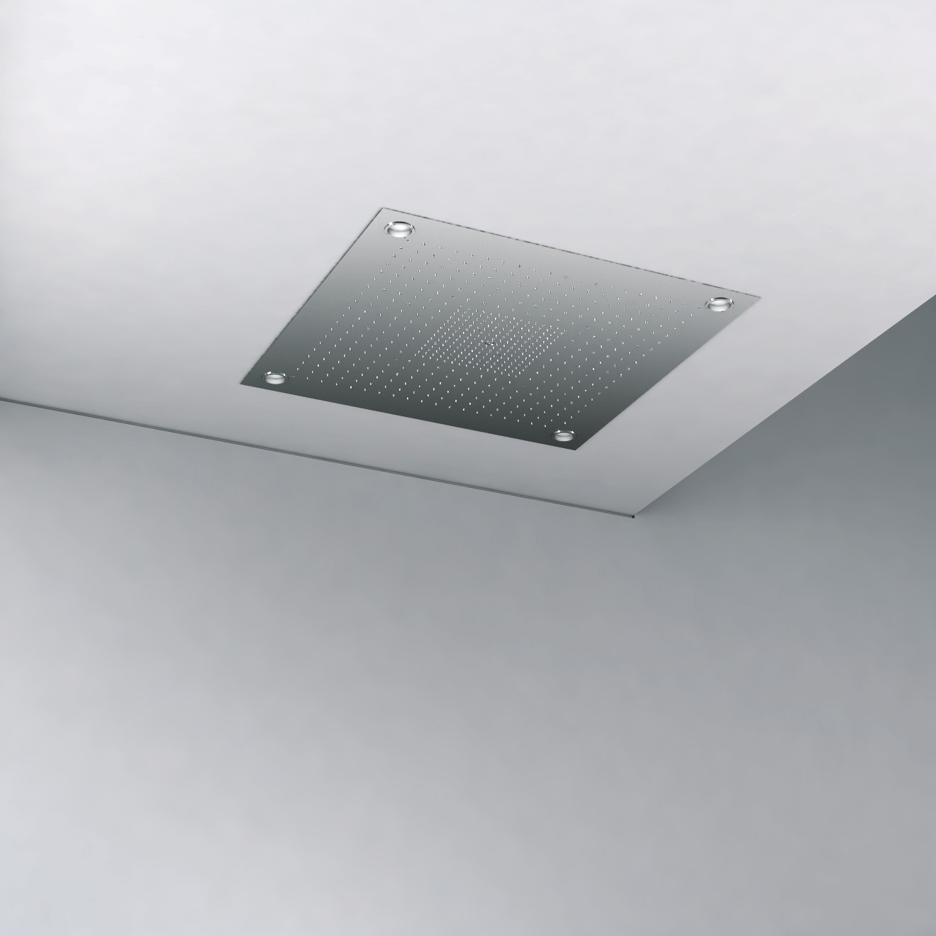 Display product AXOR Shower Collection ShowerHeaven 97 x 97 DN20 with lighting from manufacturer AXOR