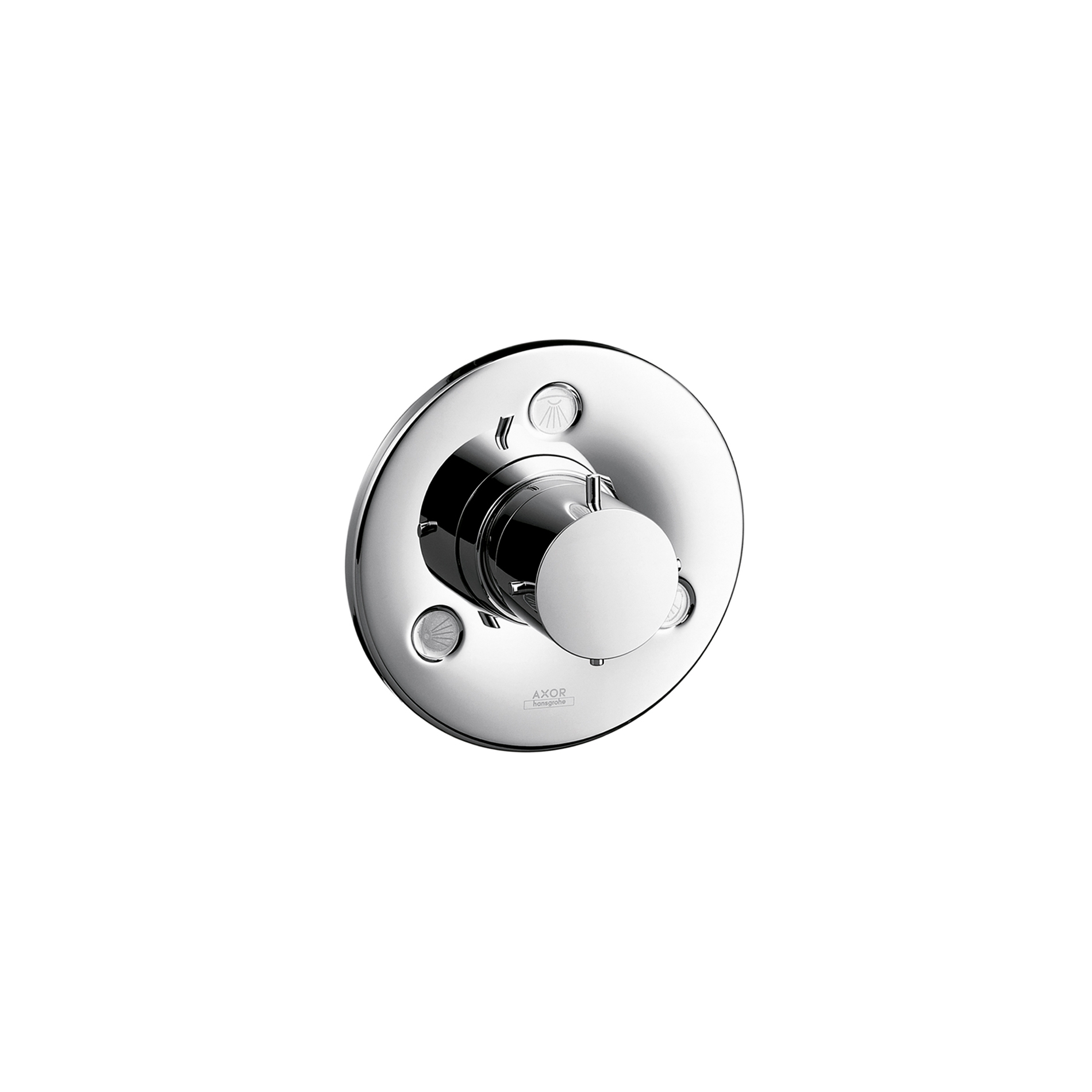 Display product AXOR Starck Trio|Quattro Shut-off and Diverter Valve for concealed installation DN20 from manufacturer AXOR