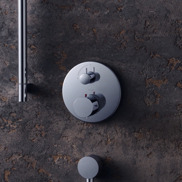 Display product AXOR Starck Thermostatic Mixer for concealed installation with shut-off valve from manufacturer AXOR