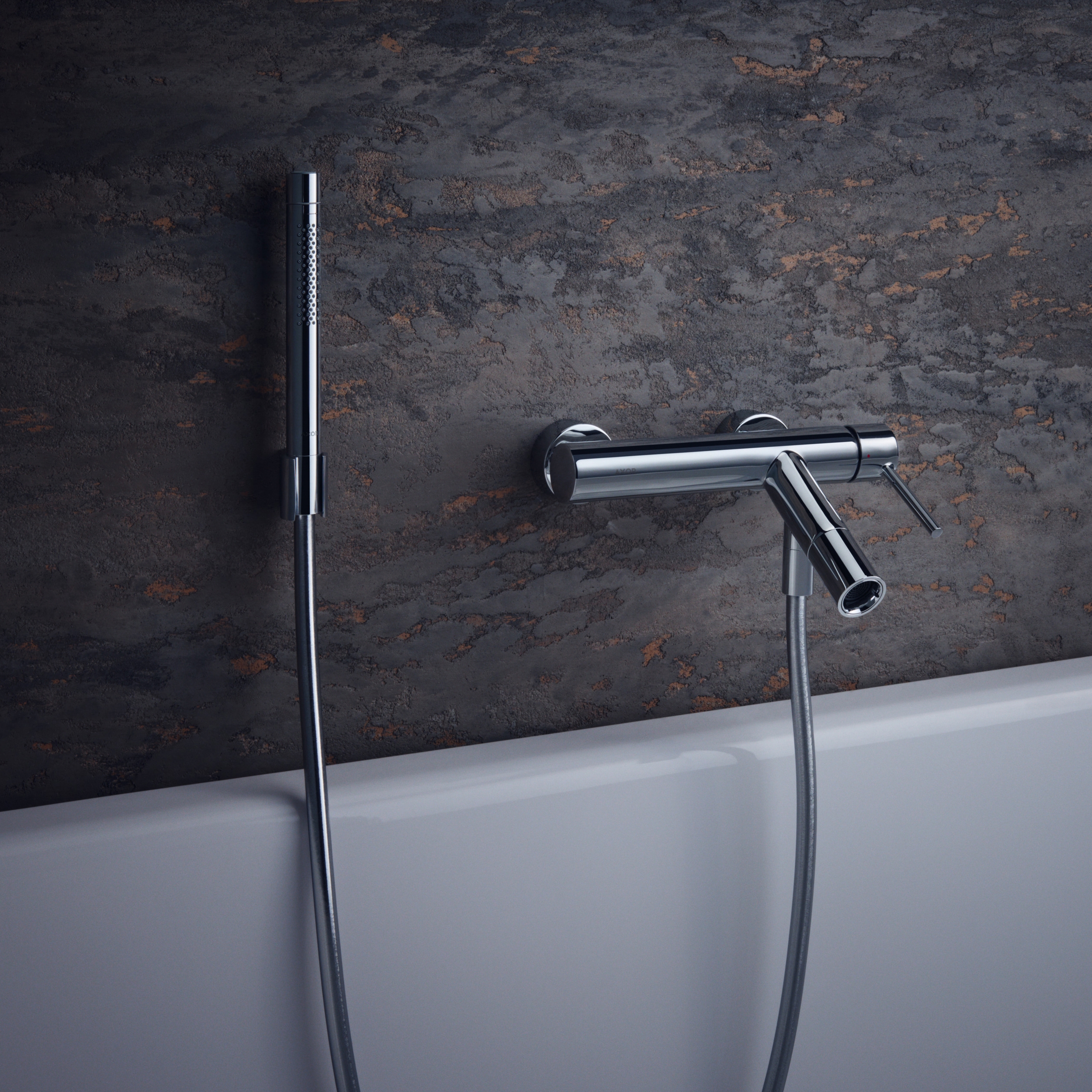Display product AXOR Starck Single Lever Bath Mixer for exposed fitting DN15 from manufacturer AXOR