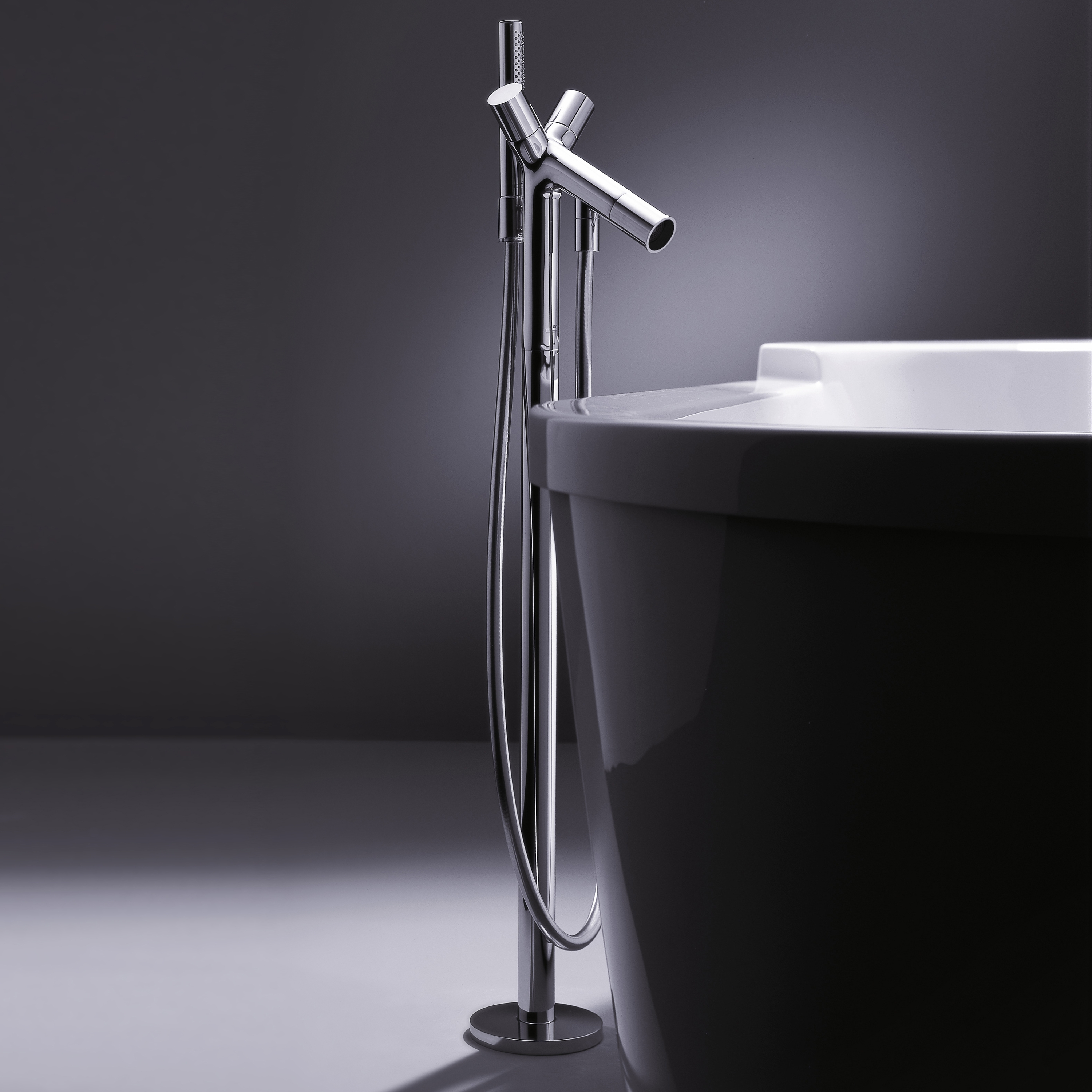 Display product AXOR Starck Free-standing 2-Handle Bath Mixer DN15 from manufacturer AXOR