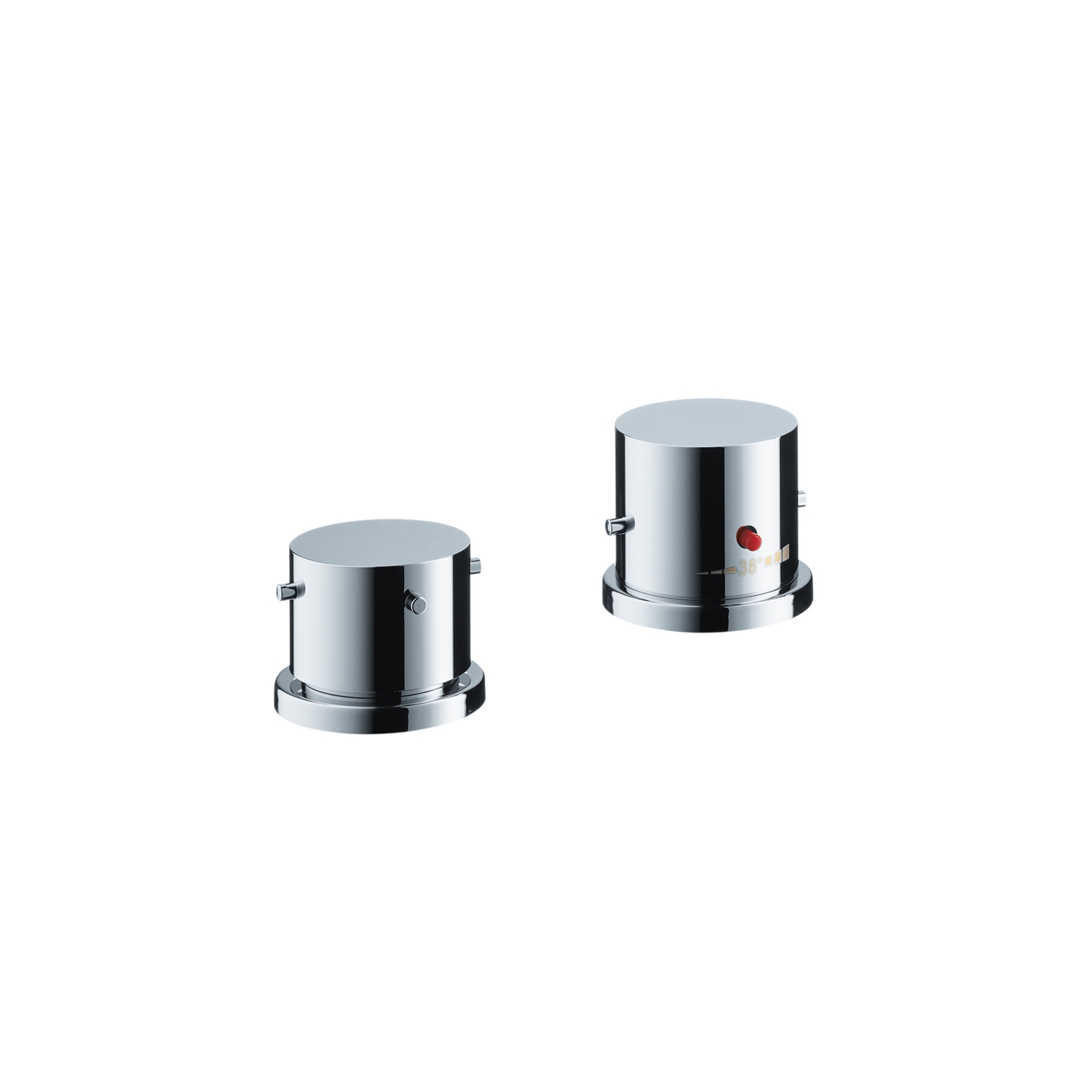 Display product AXOR Starck 2-Hole Thermostatic Rim-Mounted Bath Mixer DN15 from manufacturer AXOR